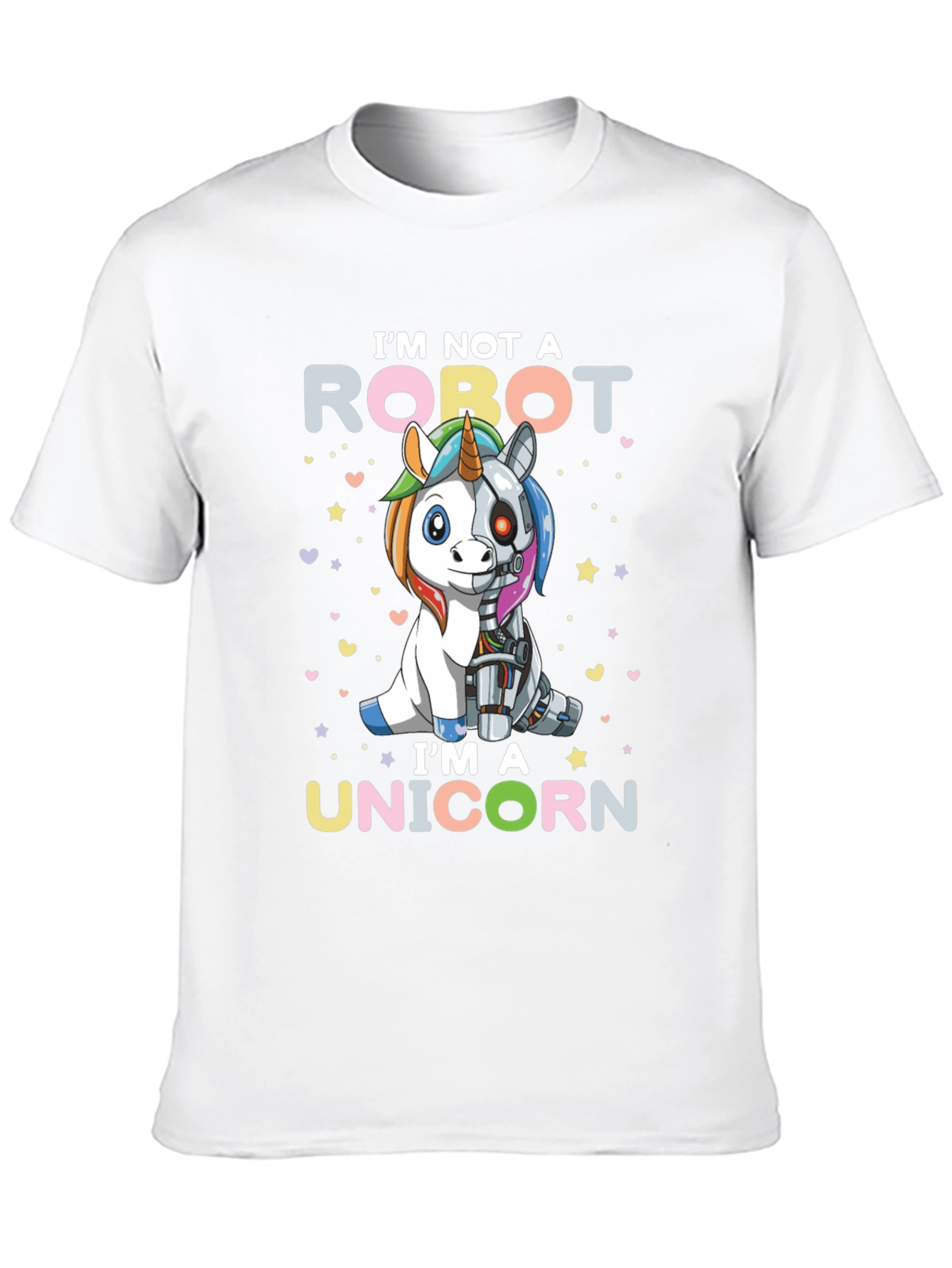 Robot Unicorn Graphic Tee