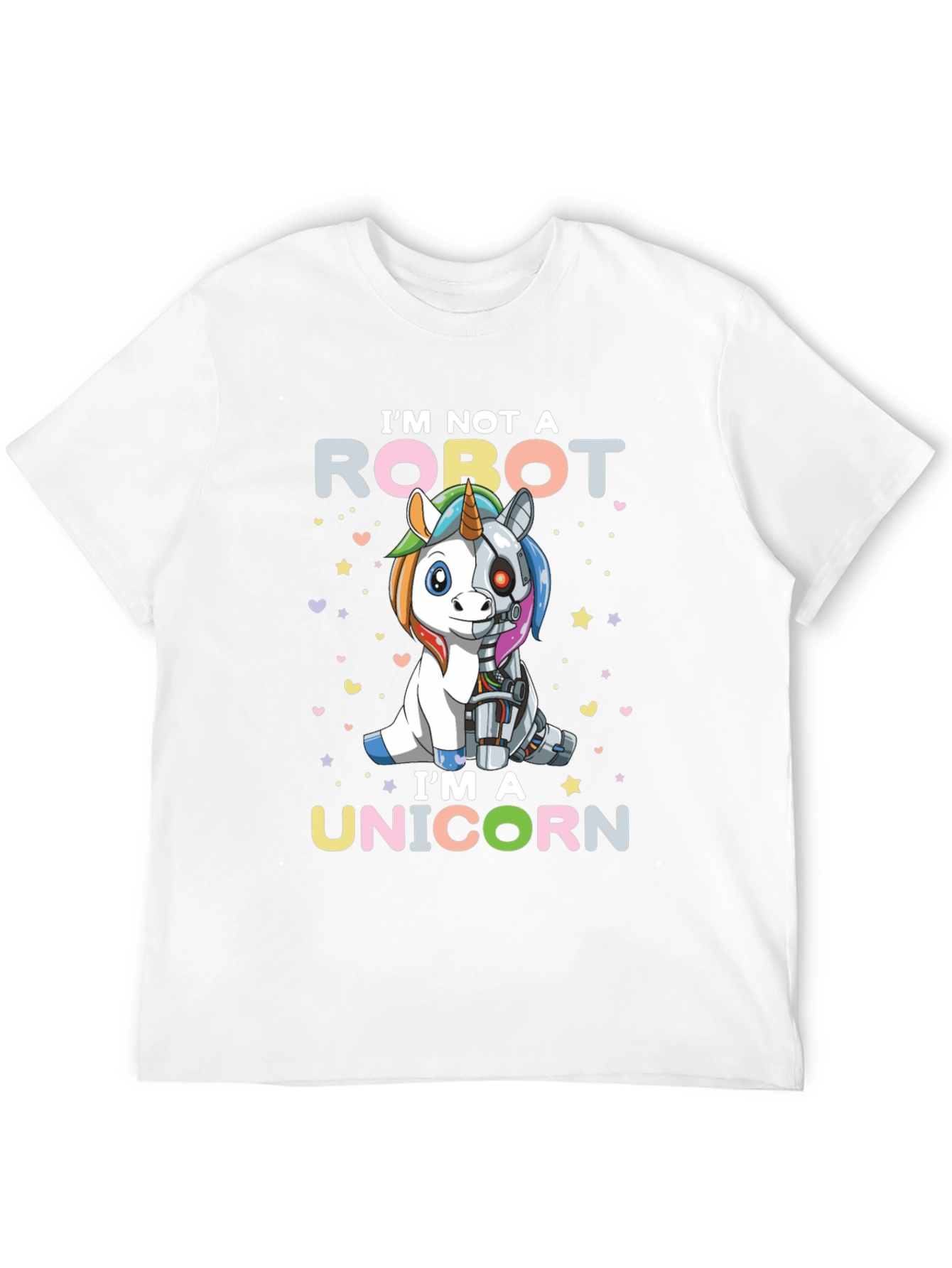 Robot Unicorn Graphic Tee