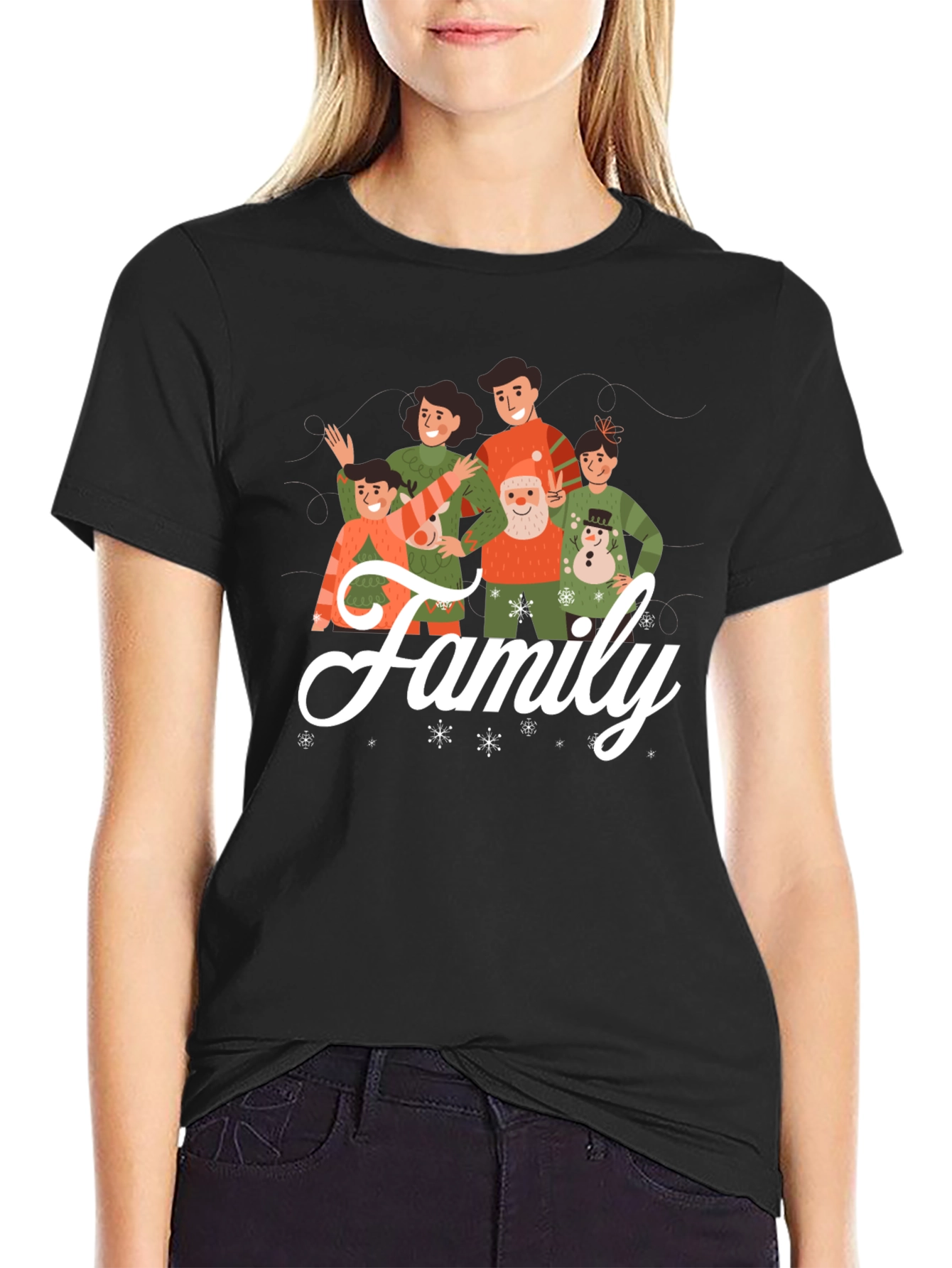 Family Holiday T-Shirt - Festive Christmas Apparel