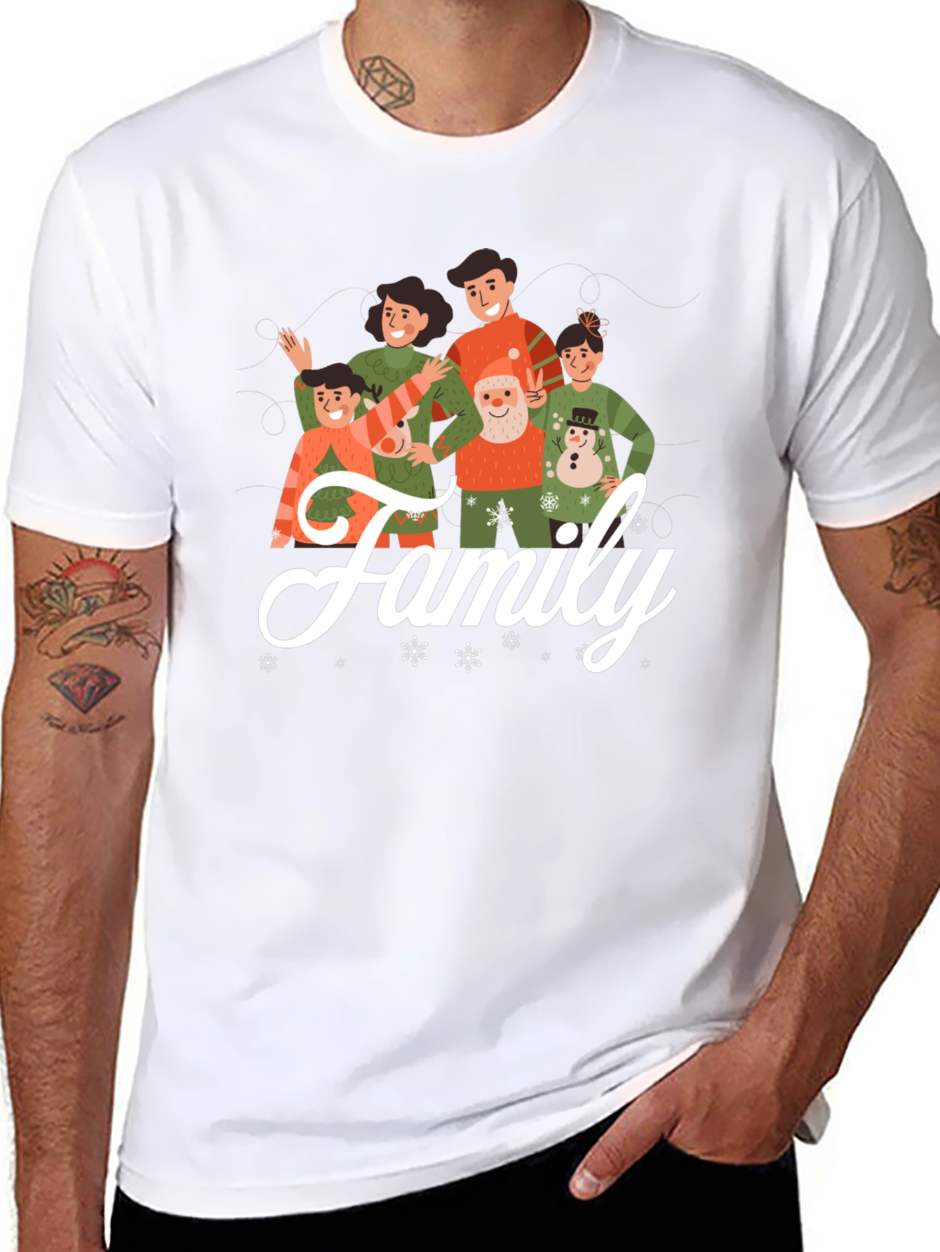 Family Holiday T-Shirt - Festive Christmas Apparel