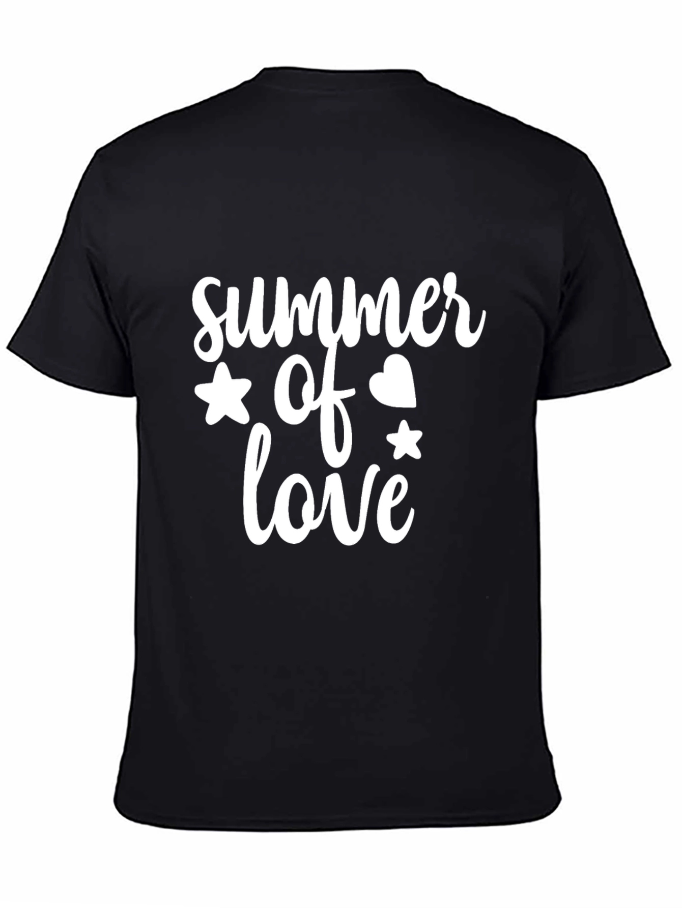 Summer of Love Black T-Shirt