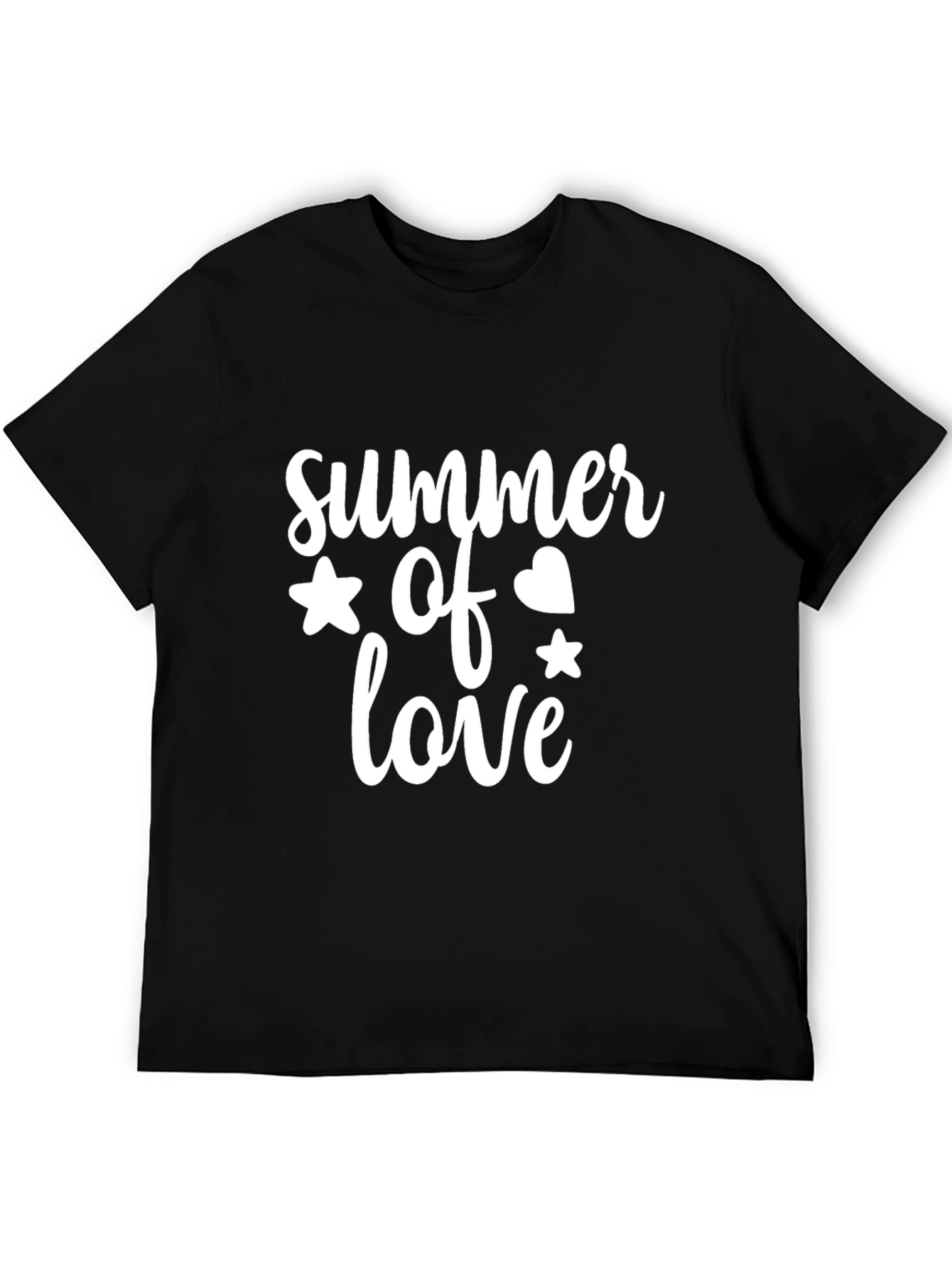 Summer of Love Black T-Shirt