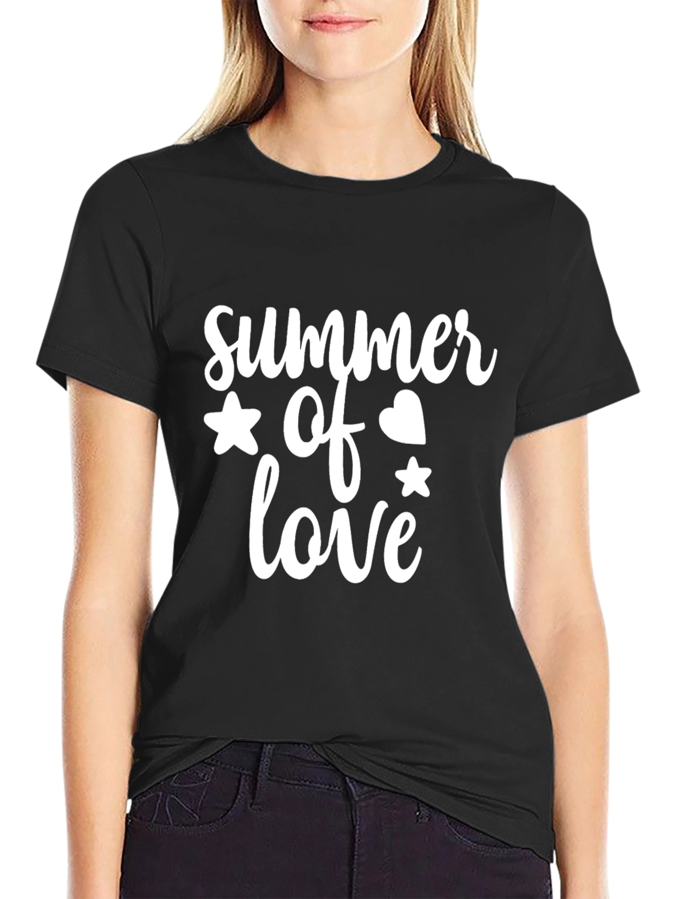 Summer of Love Black T-Shirt