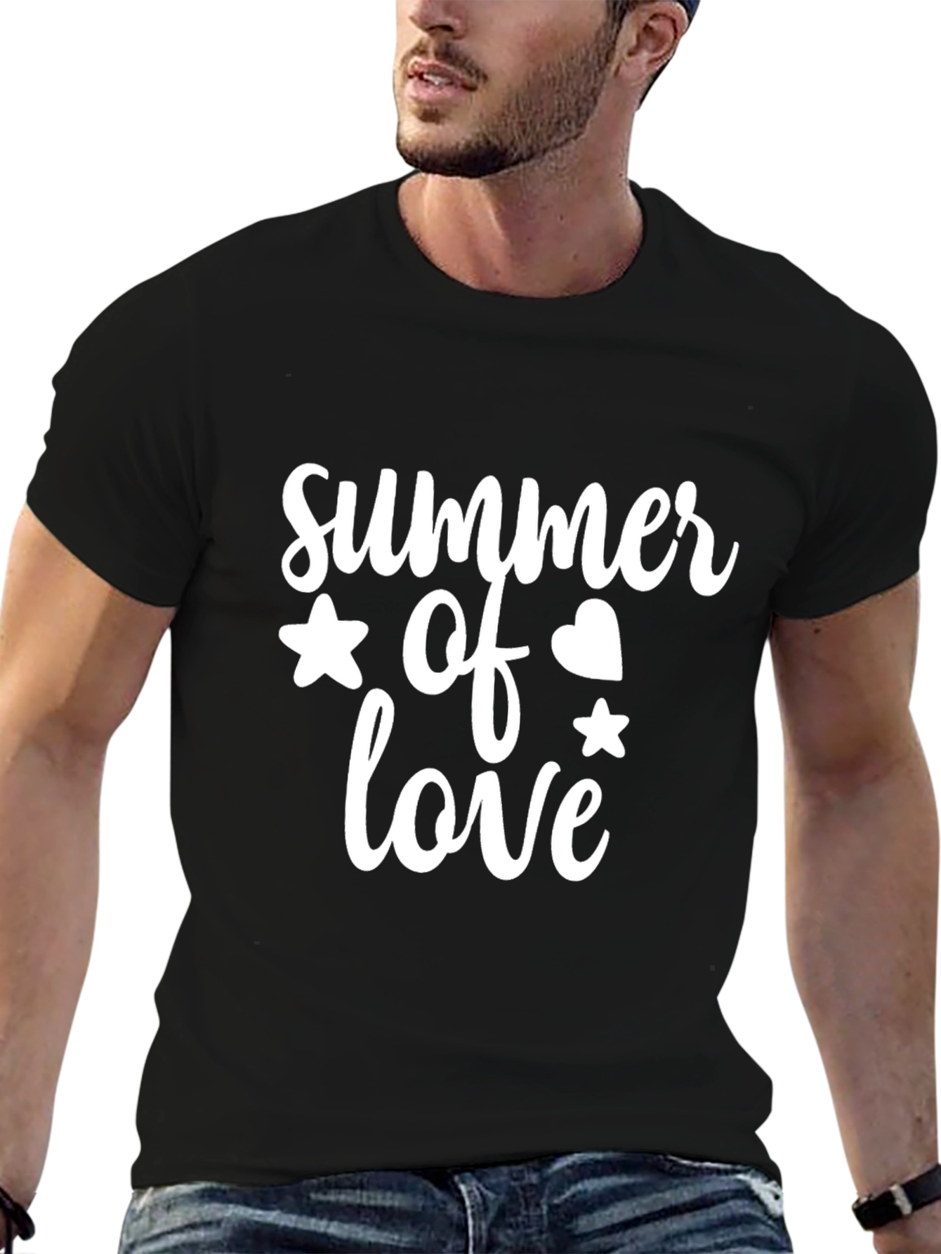 Summer of Love Black T-Shirt