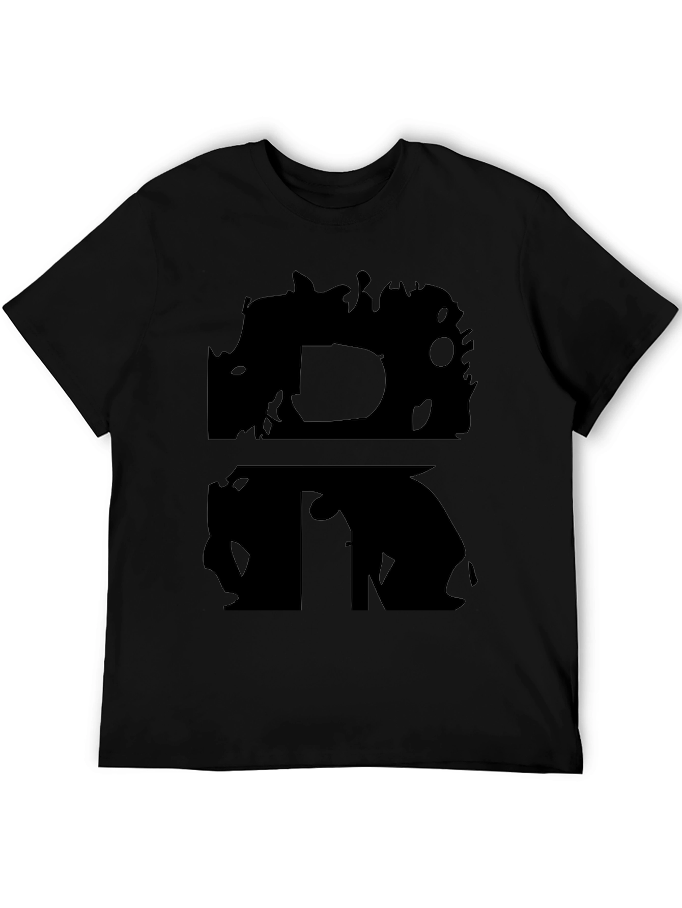 DR Initial T-Shirt - Black Graphic Tee