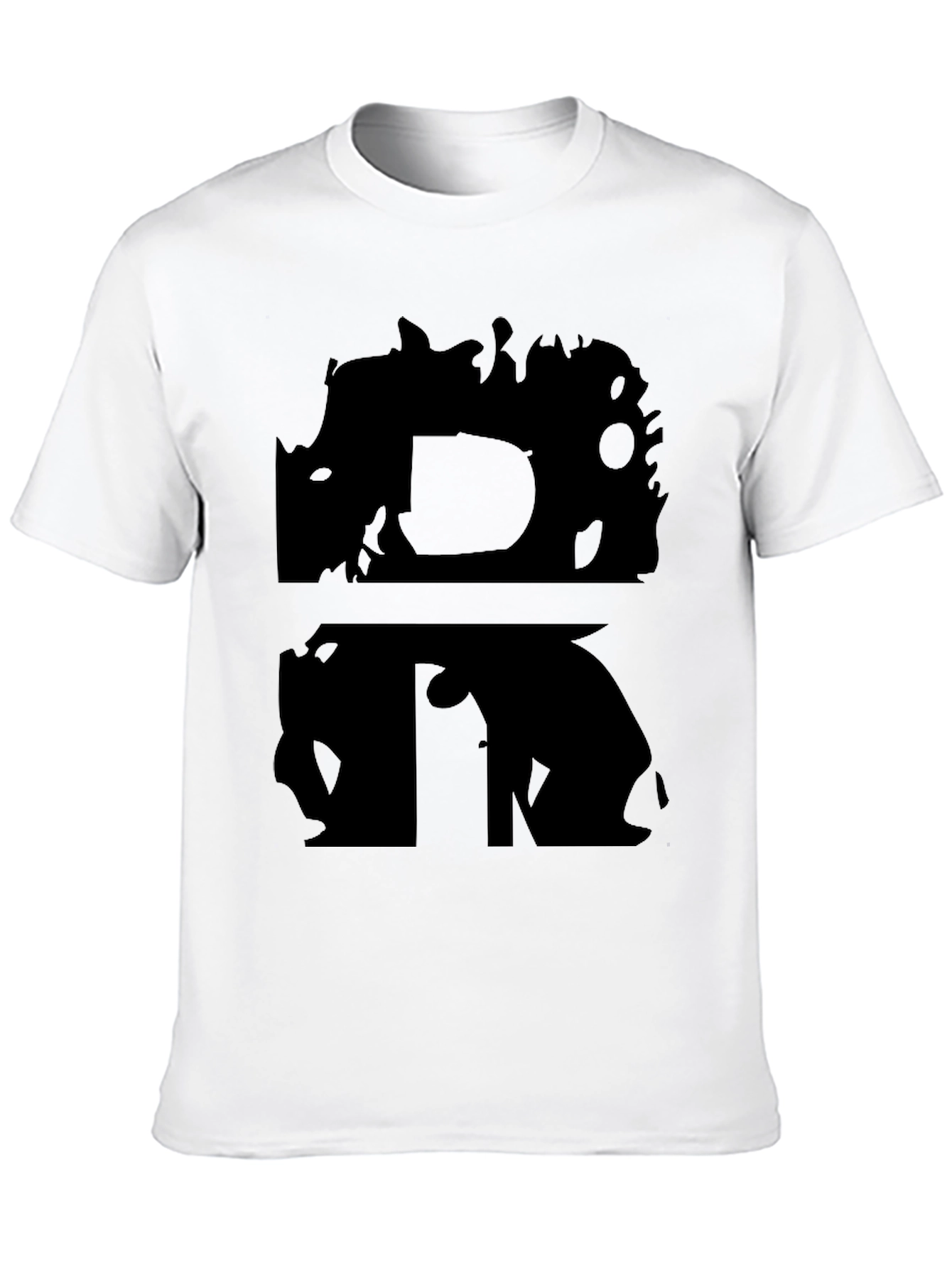 DR Initial T-Shirt - Black Graphic Tee