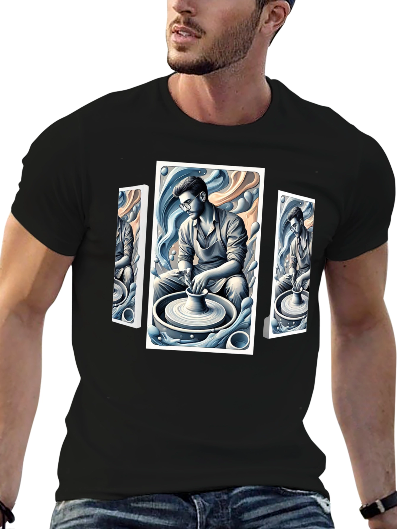 Pottery Artist Graphic T-Shirt | Unique Design