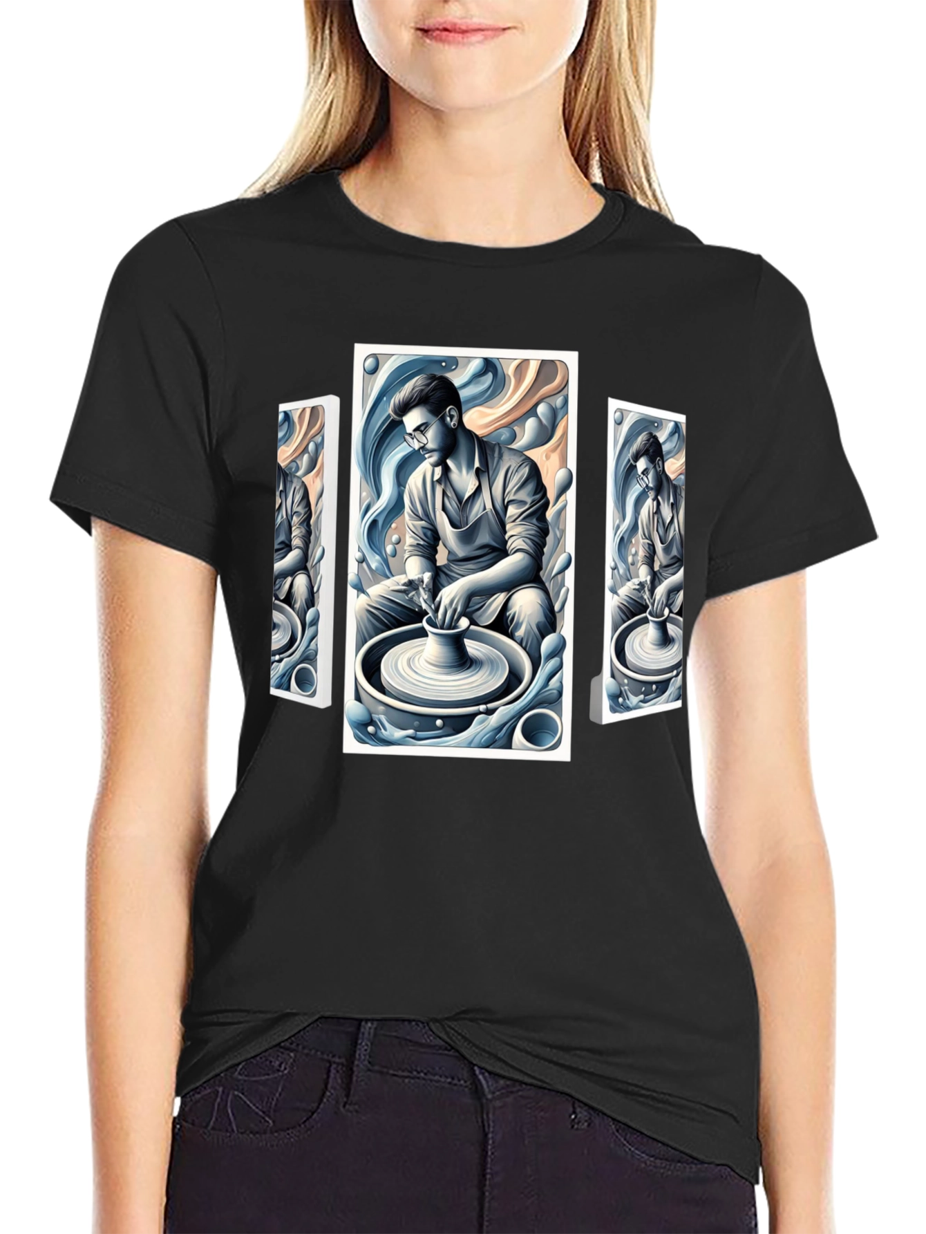 Pottery Artist Graphic T-Shirt | Unique Design