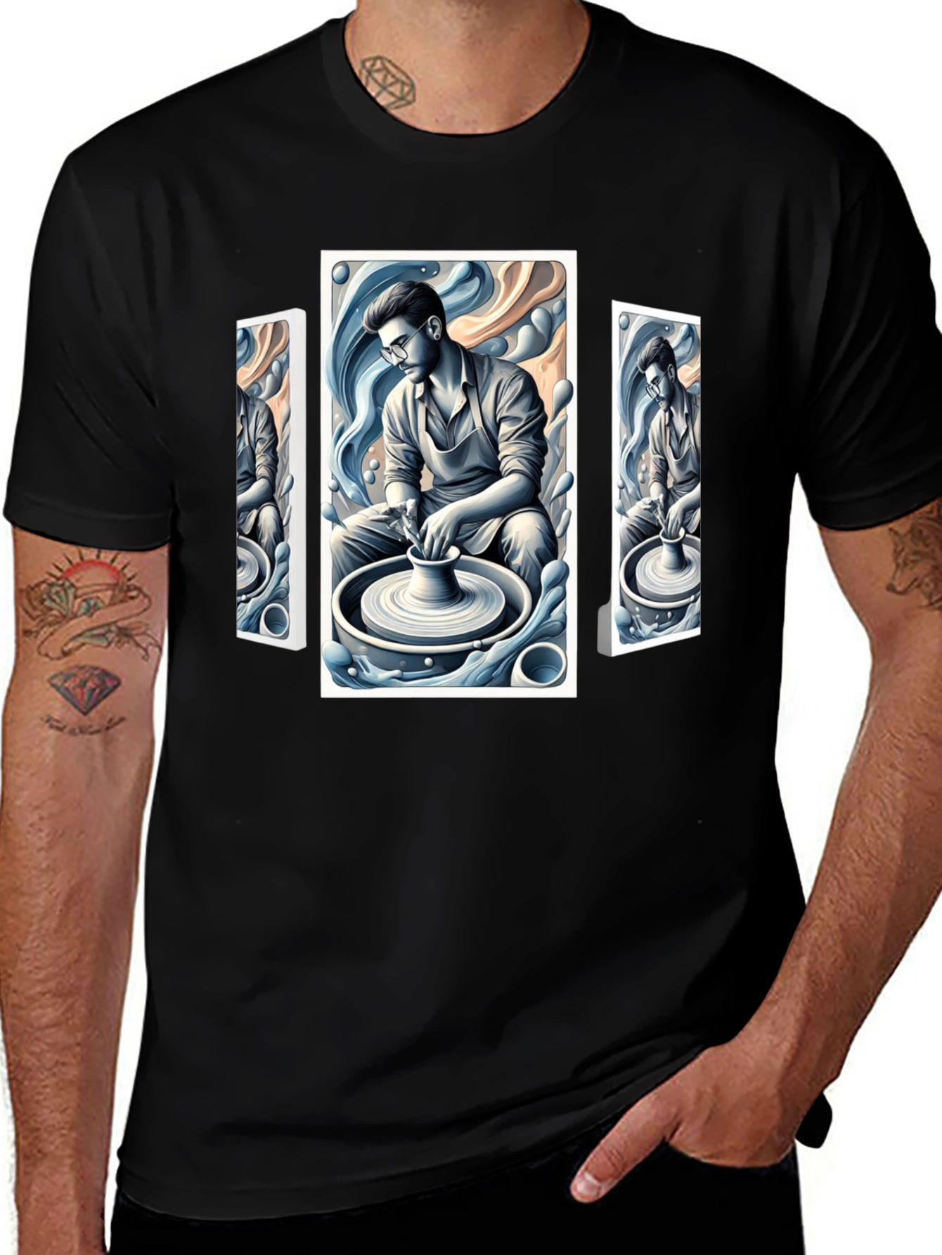 Pottery Artist Graphic T-Shirt | Unique Design