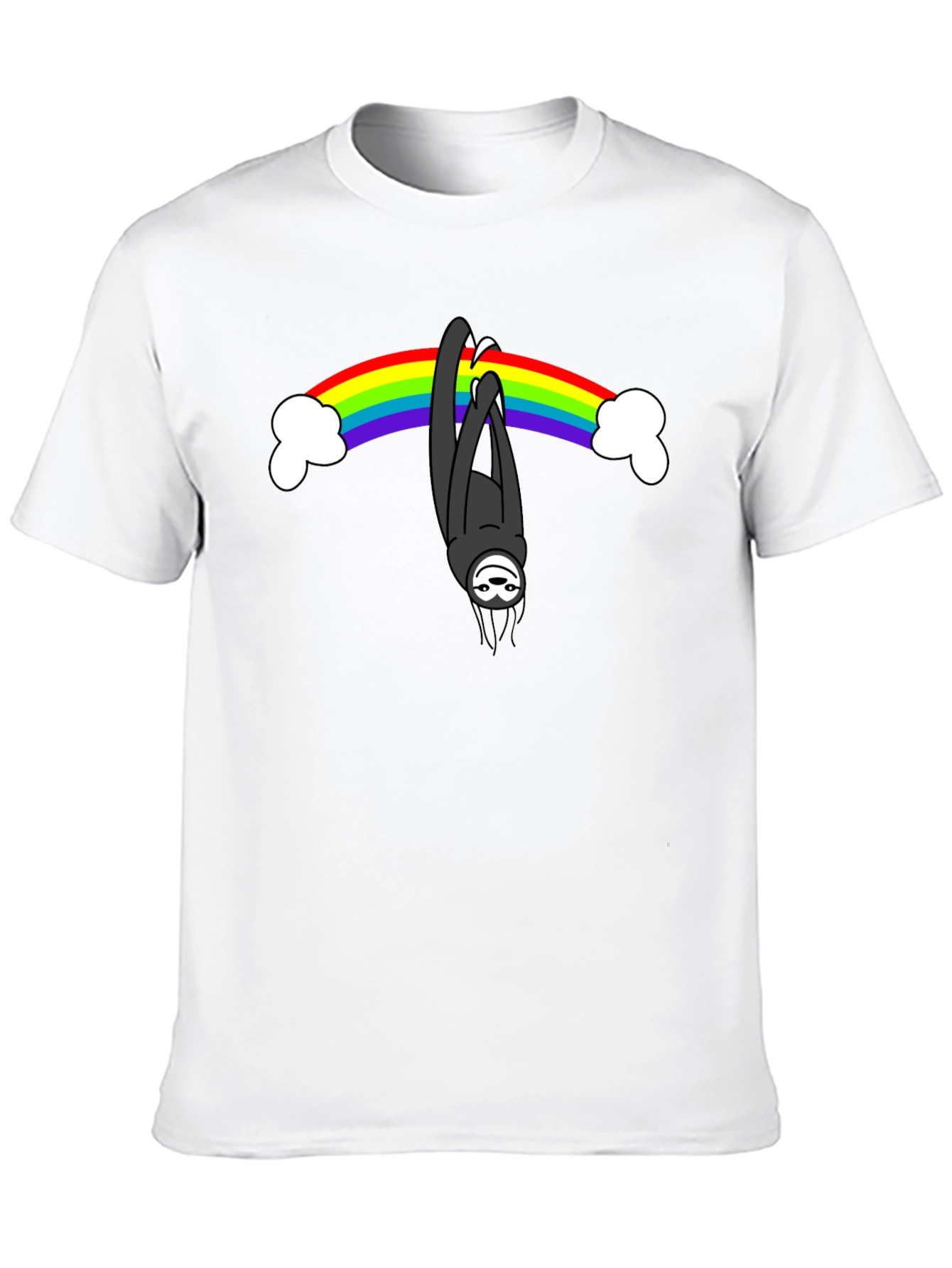 Rainbow Sloth T-Shirt - Hang In There!