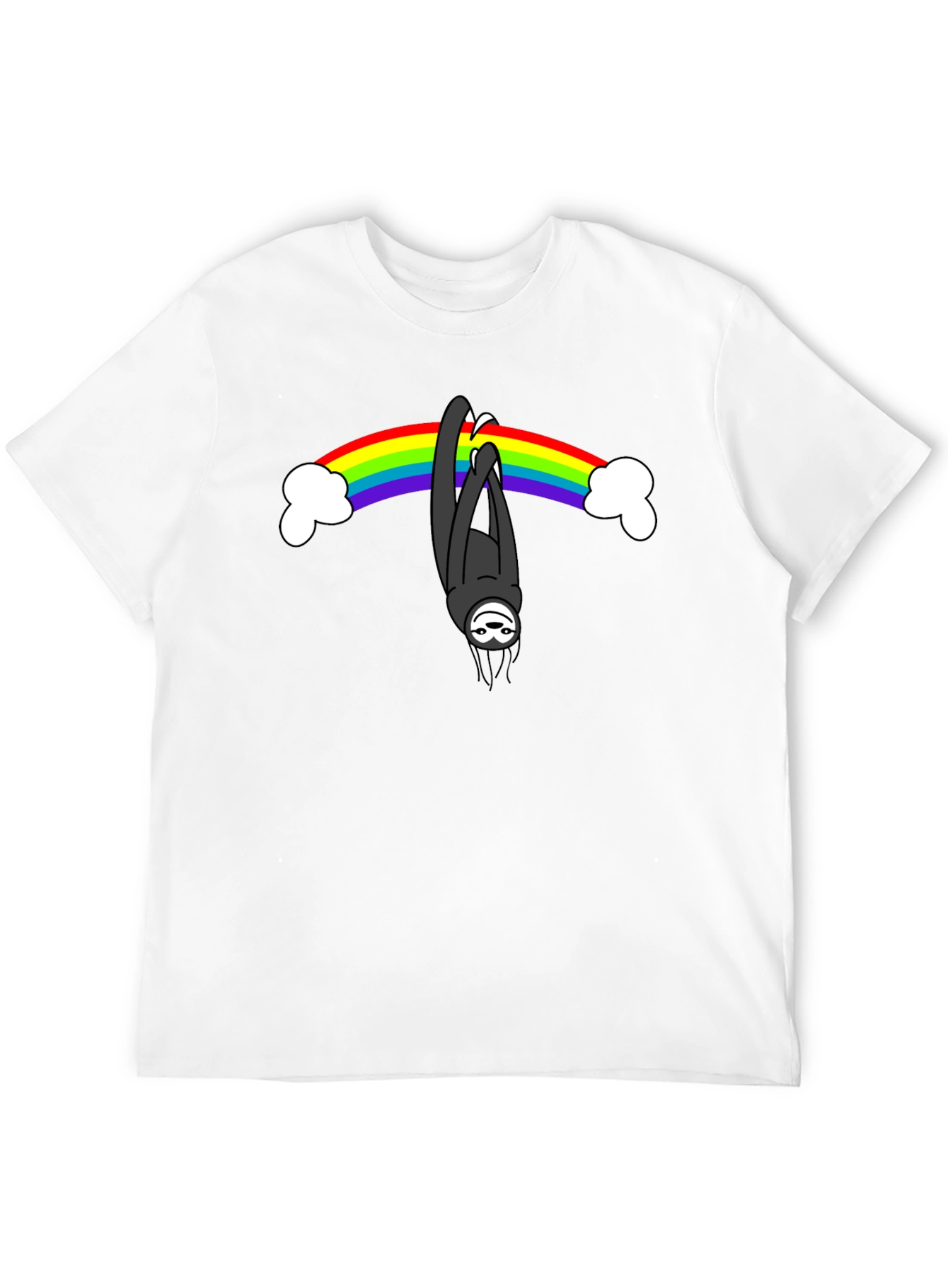 Rainbow Sloth T-Shirt - Hang In There!