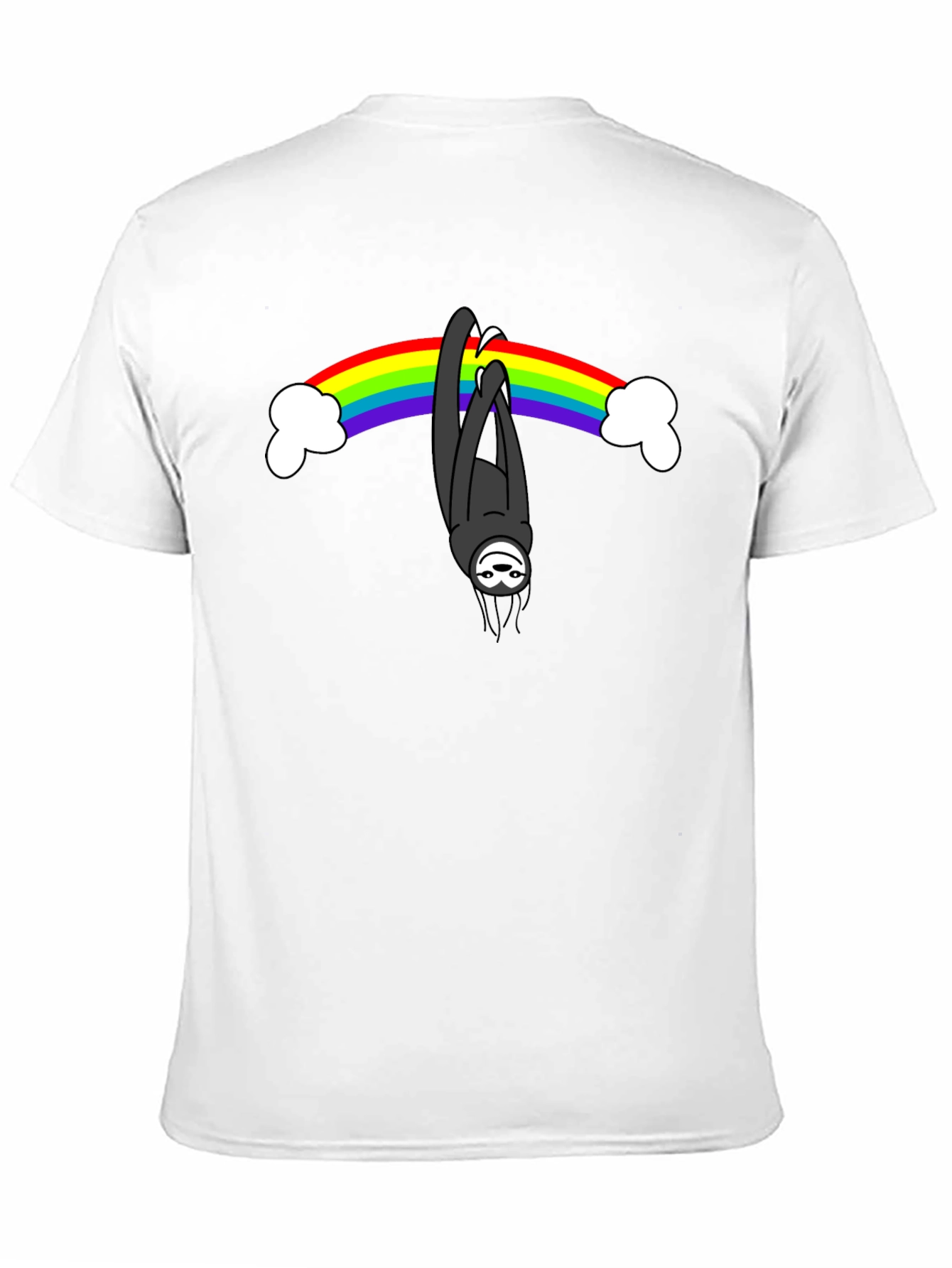 Rainbow Sloth T-Shirt - Hang In There!