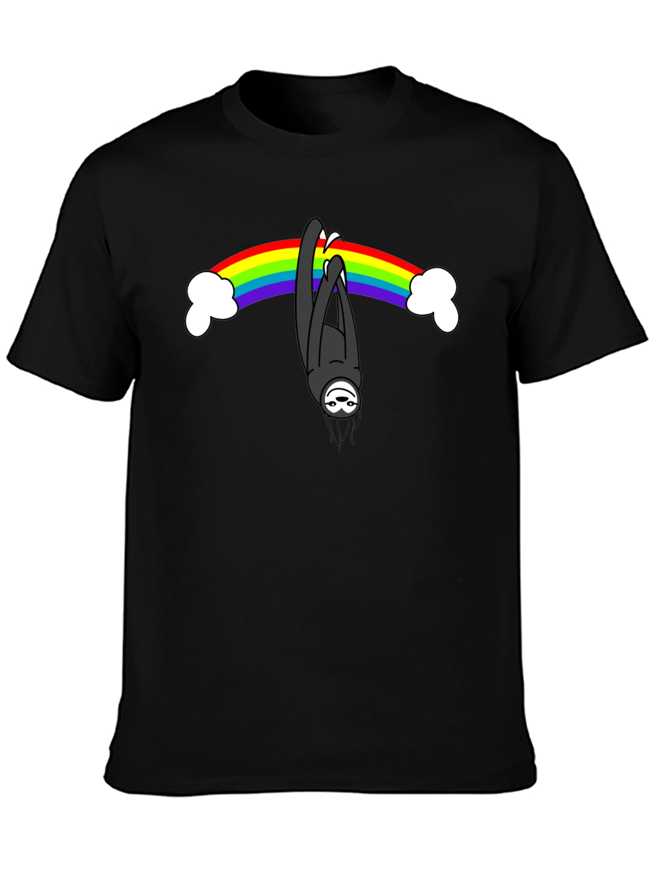 Rainbow Sloth T-Shirt - Hang In There!