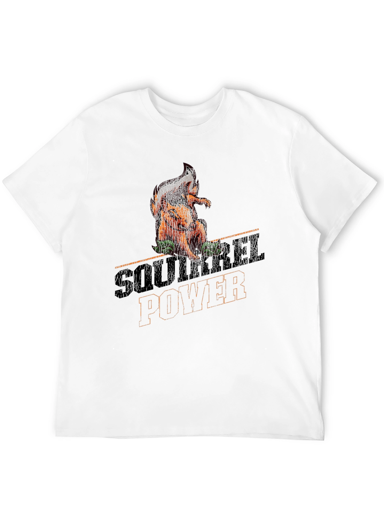 Squirrel Power Graphic Tee - Black