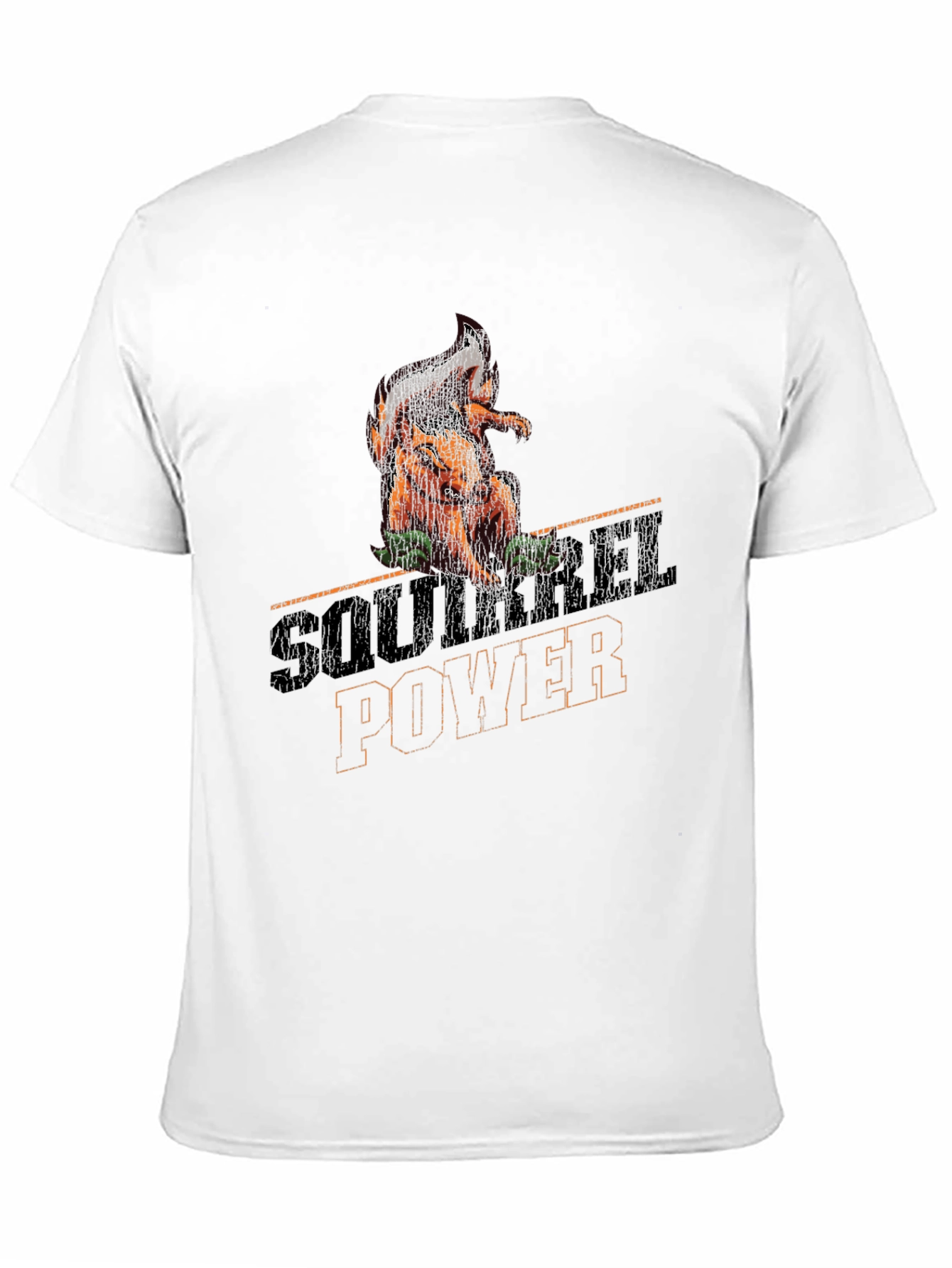 Squirrel Power Graphic Tee - Black