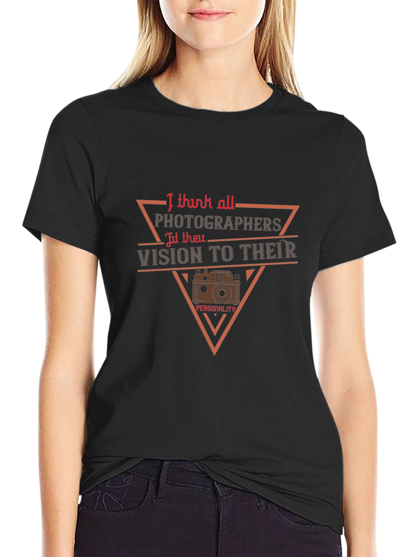 Photographer Vision T-Shirt - Black Graphic Tee