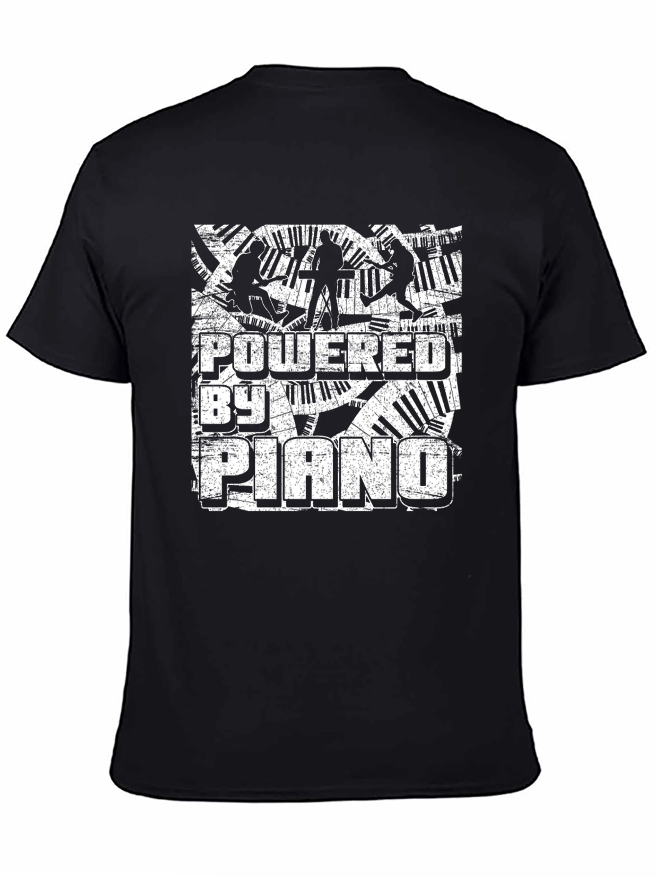 Powered by Piano Graphic Tee