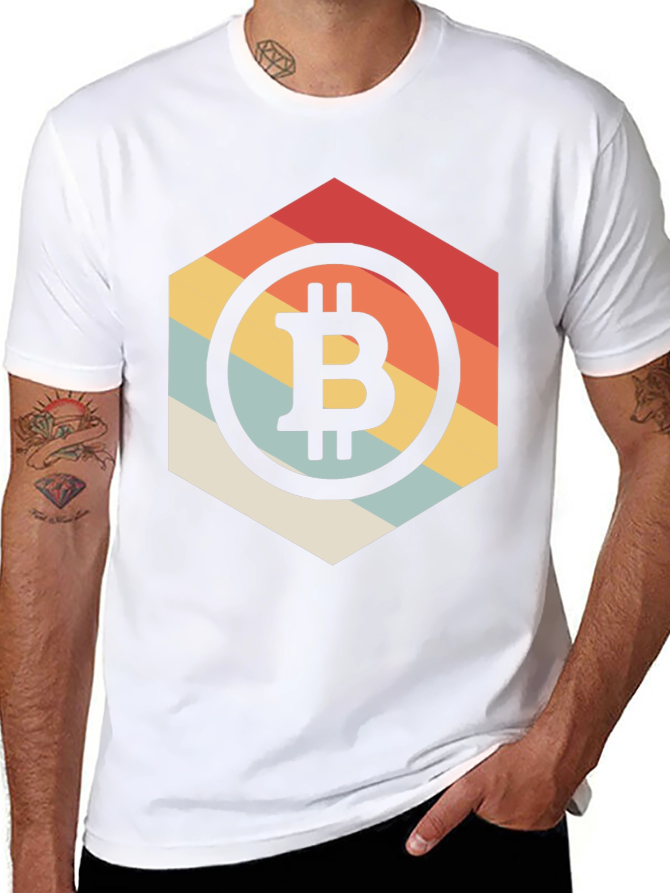 Bitcoin Retro Style T-Shirt