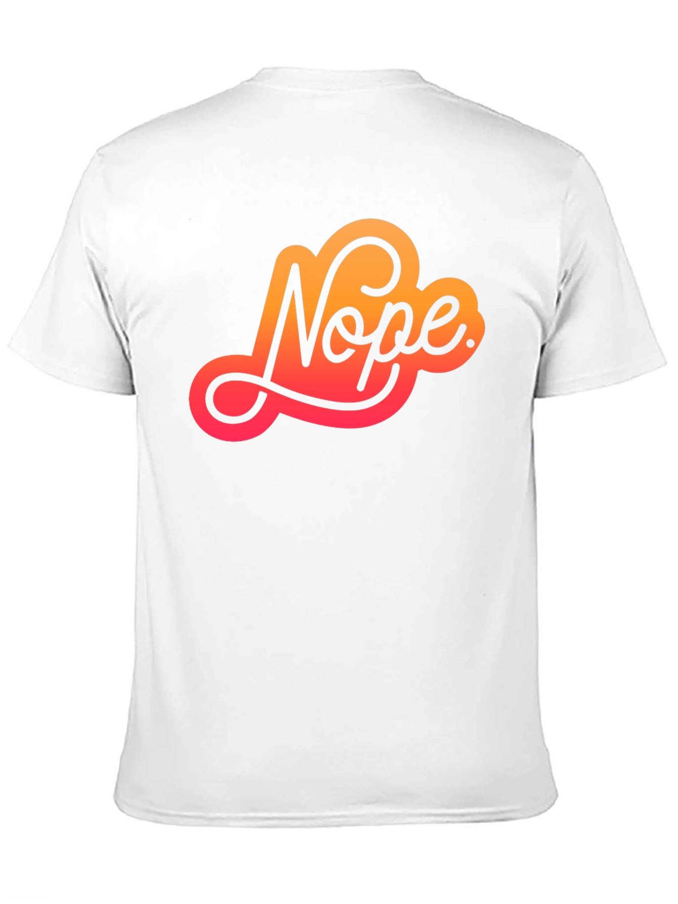 Nope Graphic Tee - Stylish Sarcasm