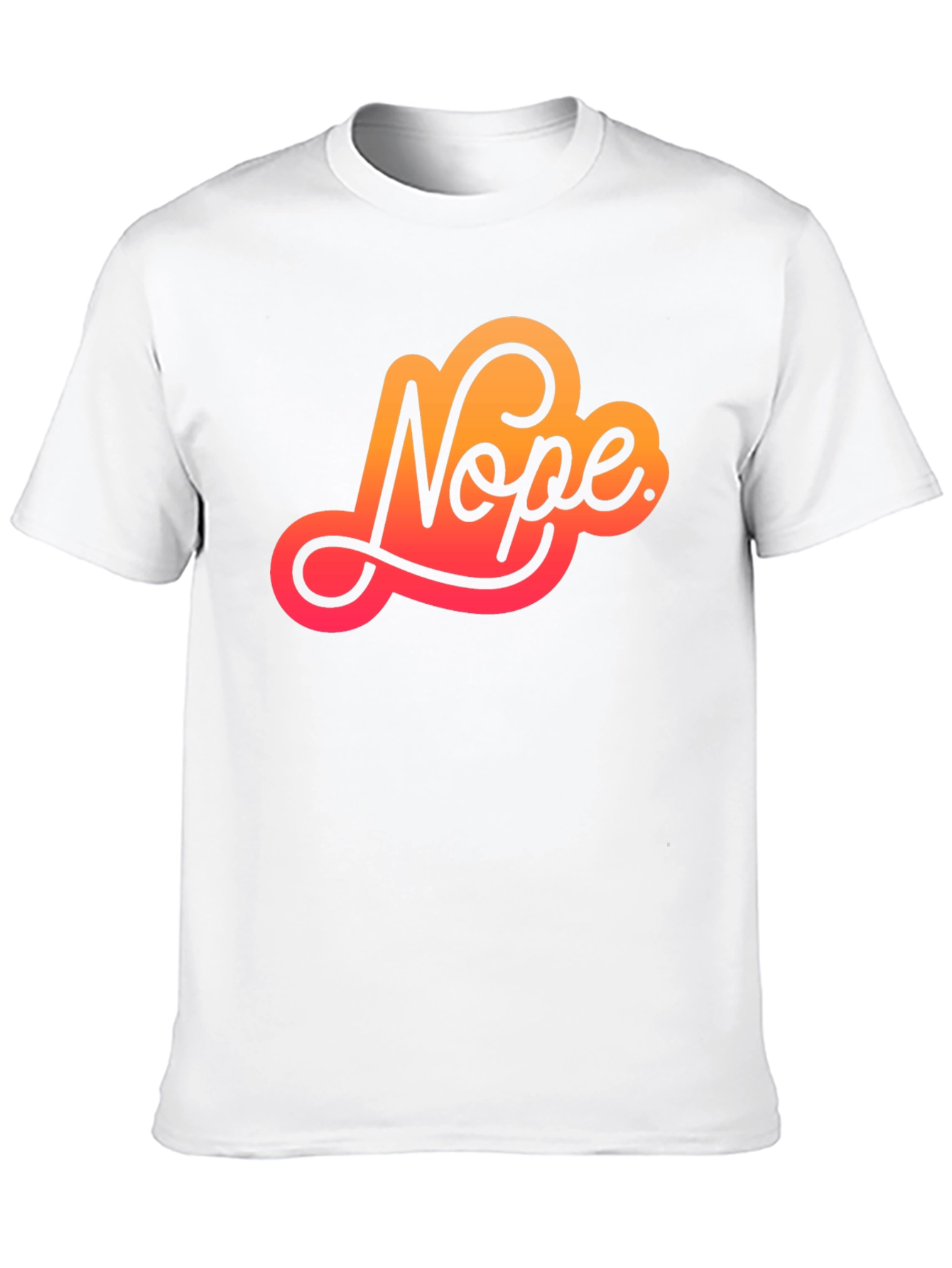 Nope Graphic Tee - Stylish Sarcasm