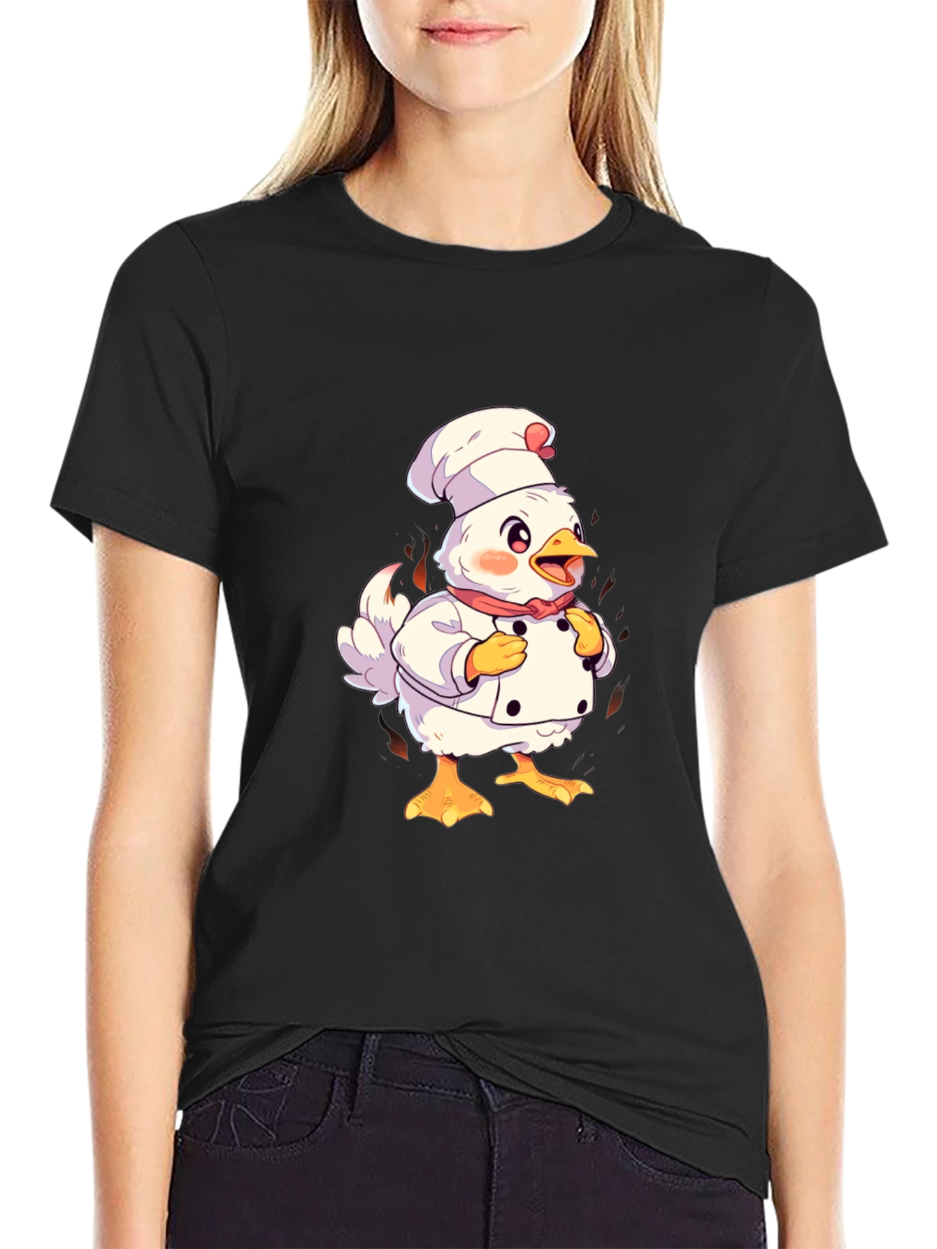 Chef Chicken Graphic T-Shirt