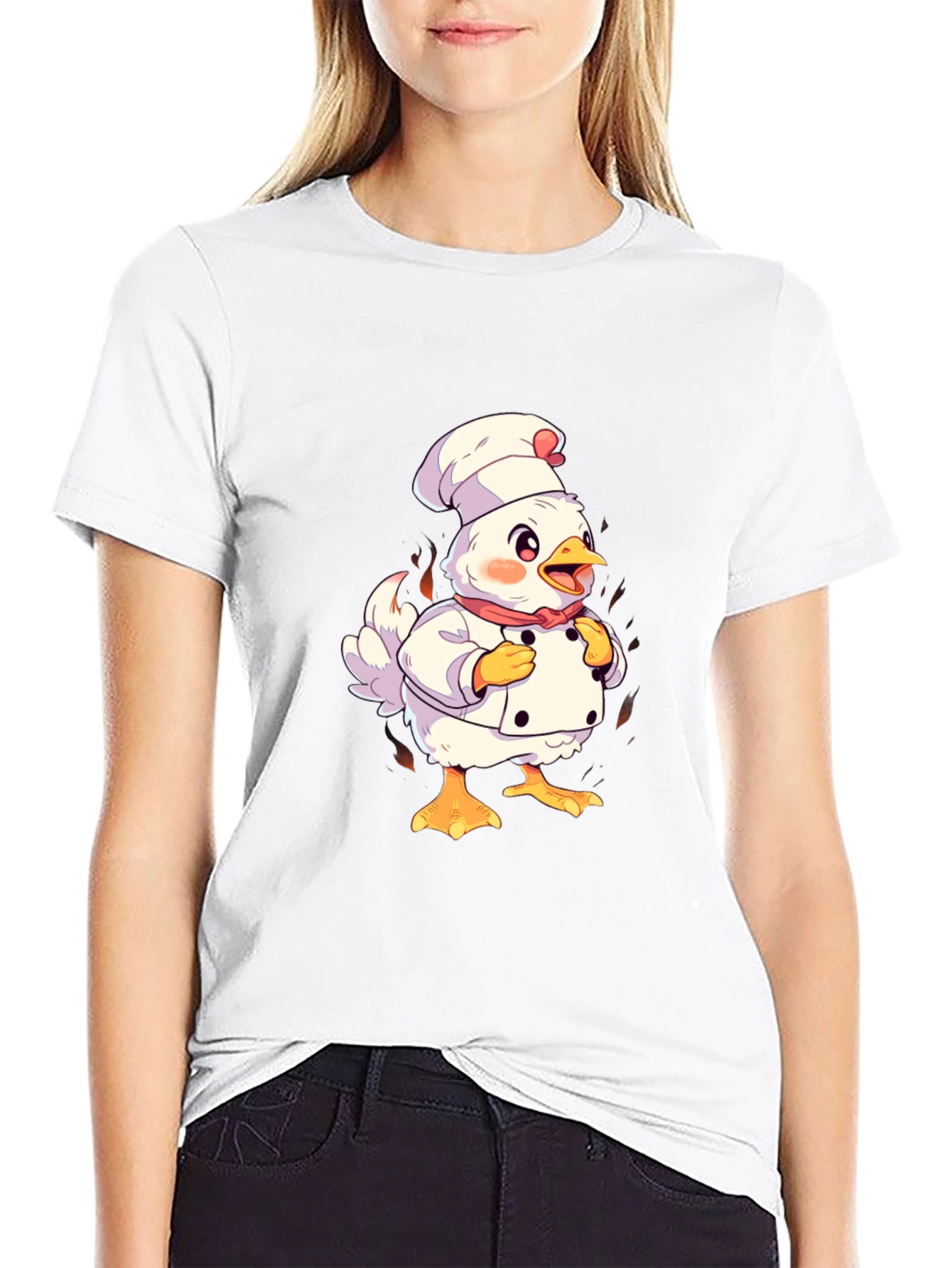 Chef Chicken Graphic T-Shirt