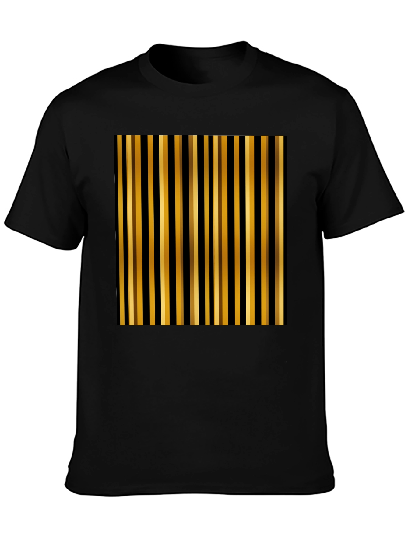 Stylish Striped Graphic Tee - Modern Casual Wear