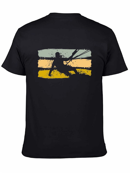 Kitesurfing Silhouette Graphic Tee