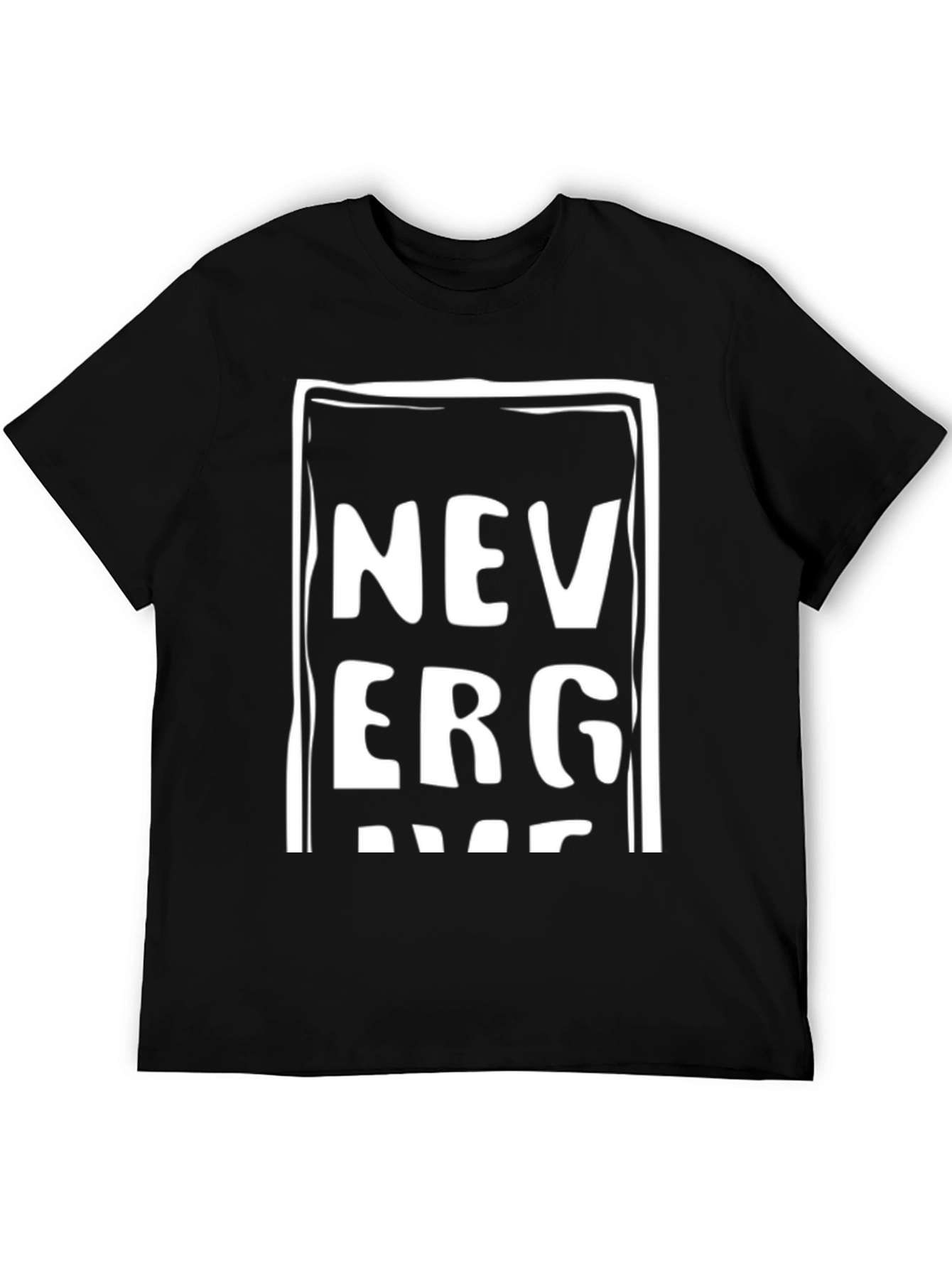 Never Give Up Graphic Tee - Stylish Comfort