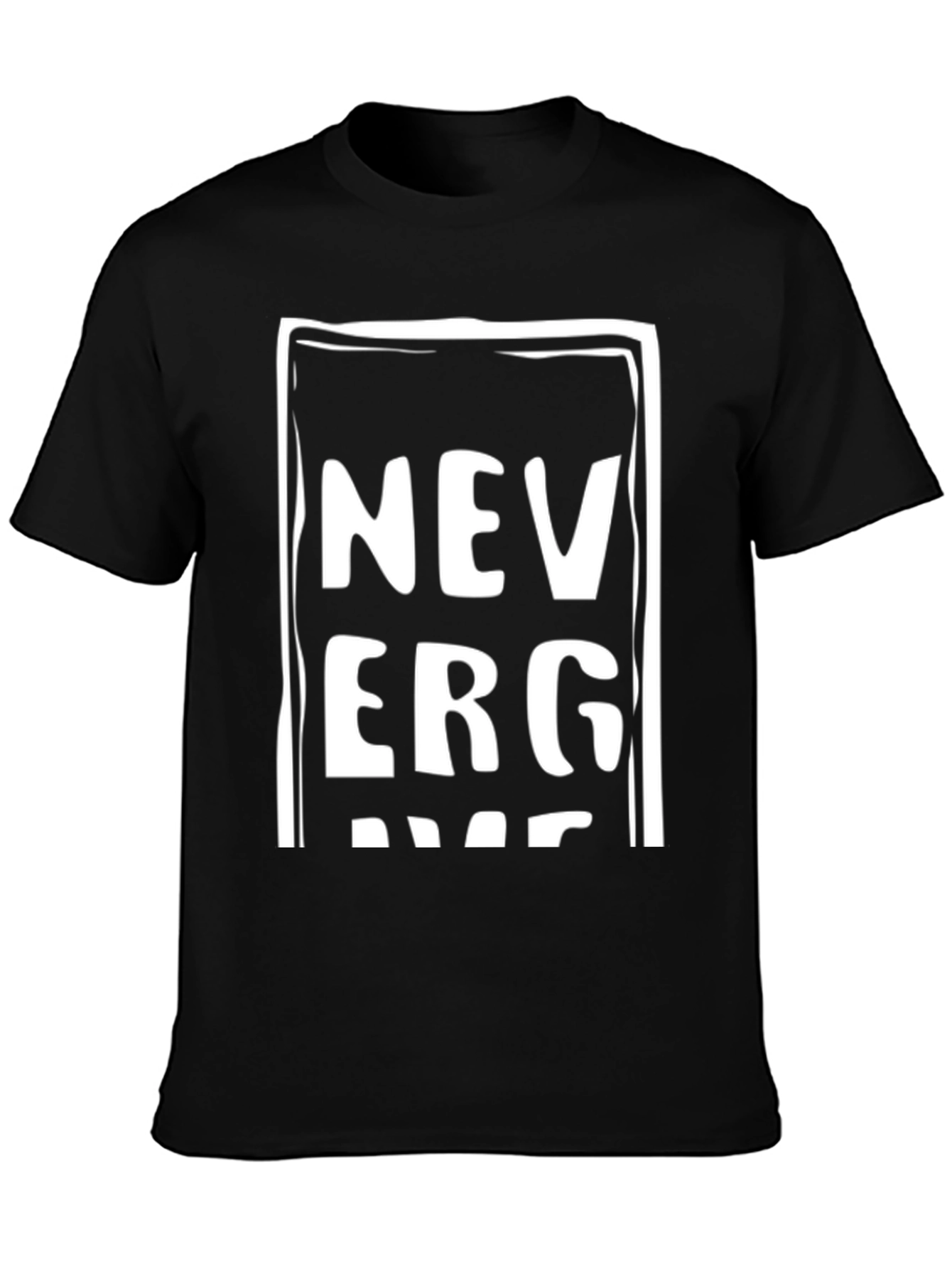Never Give Up Graphic Tee - Stylish Comfort
