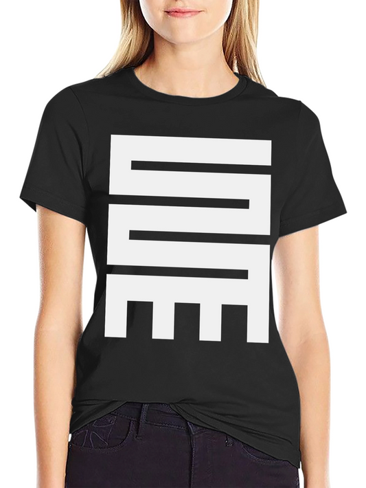 Abstract Graphic Print T-Shirt - Modern Minimalist Style