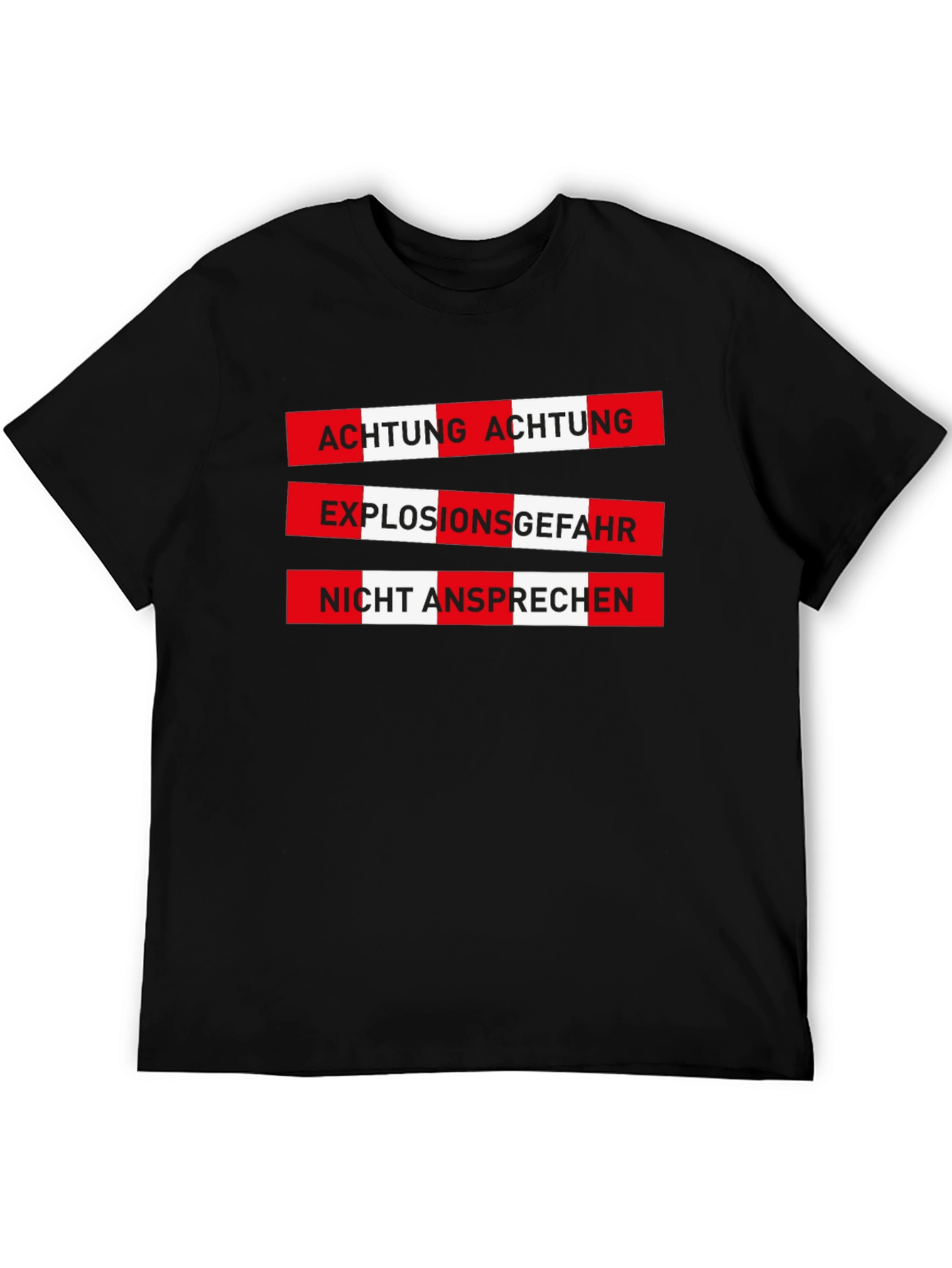 Achtung Explosion Danger Graphic T-Shirt