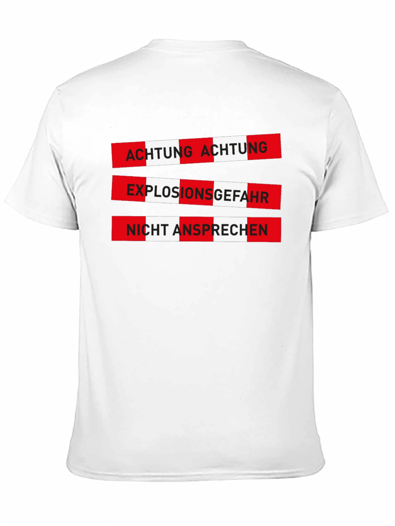Achtung Explosion Danger Graphic T-Shirt