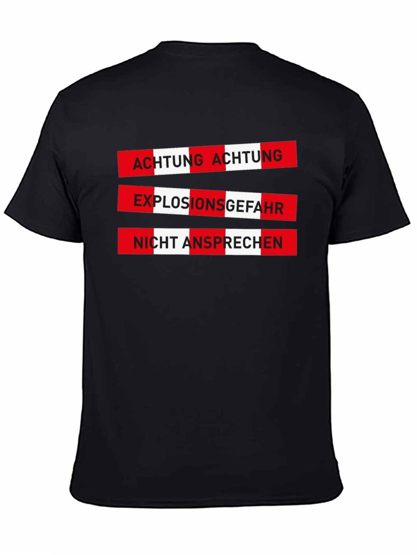 Achtung Explosion Danger Graphic T-Shirt