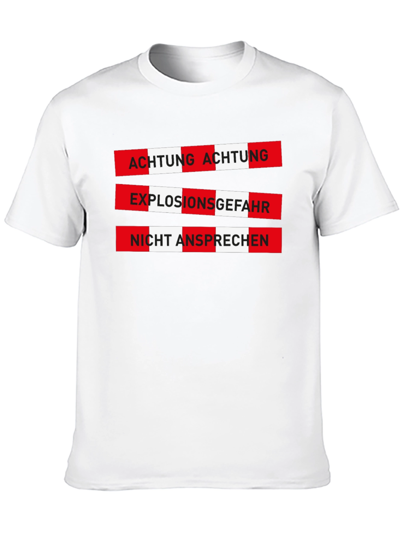 Achtung Explosion Danger Graphic T-Shirt