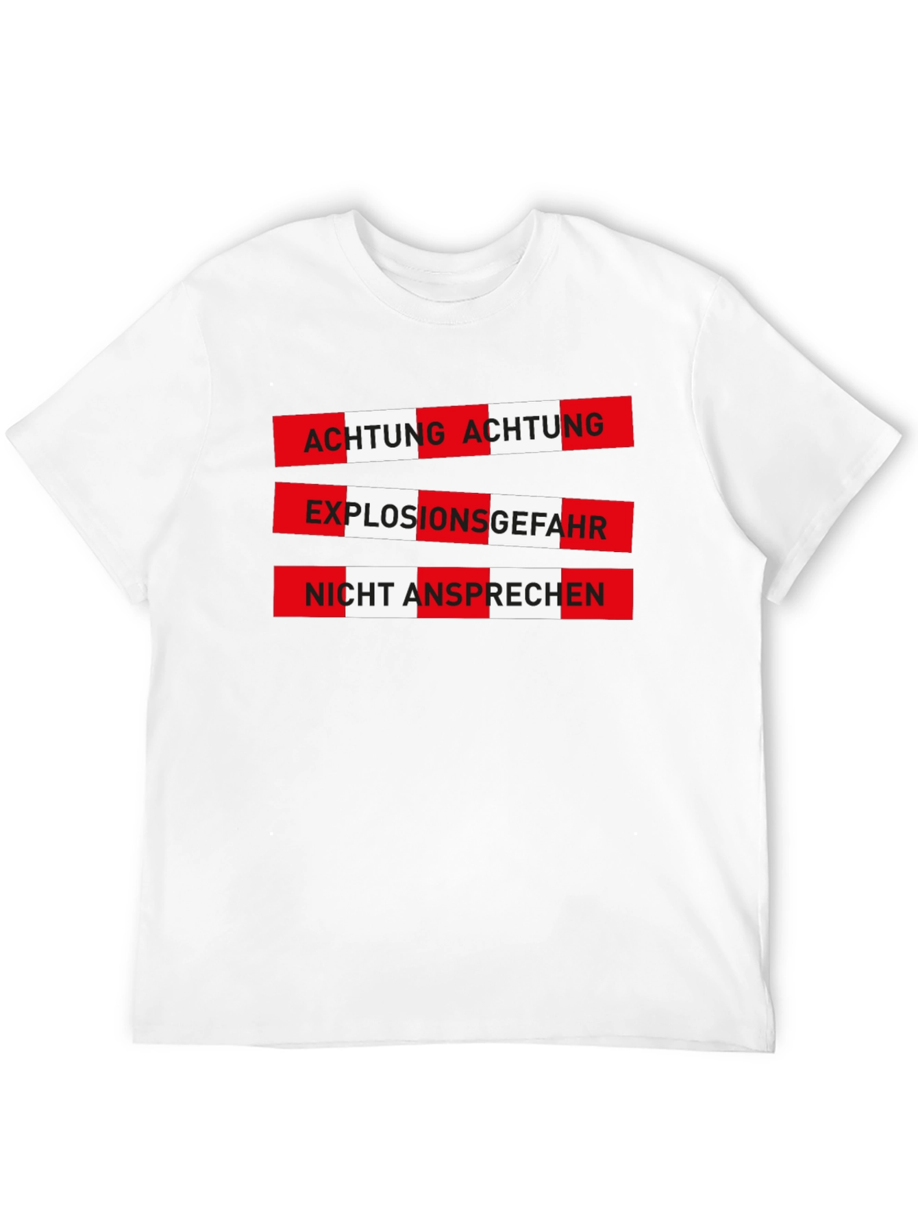 Achtung Explosion Danger Graphic T-Shirt