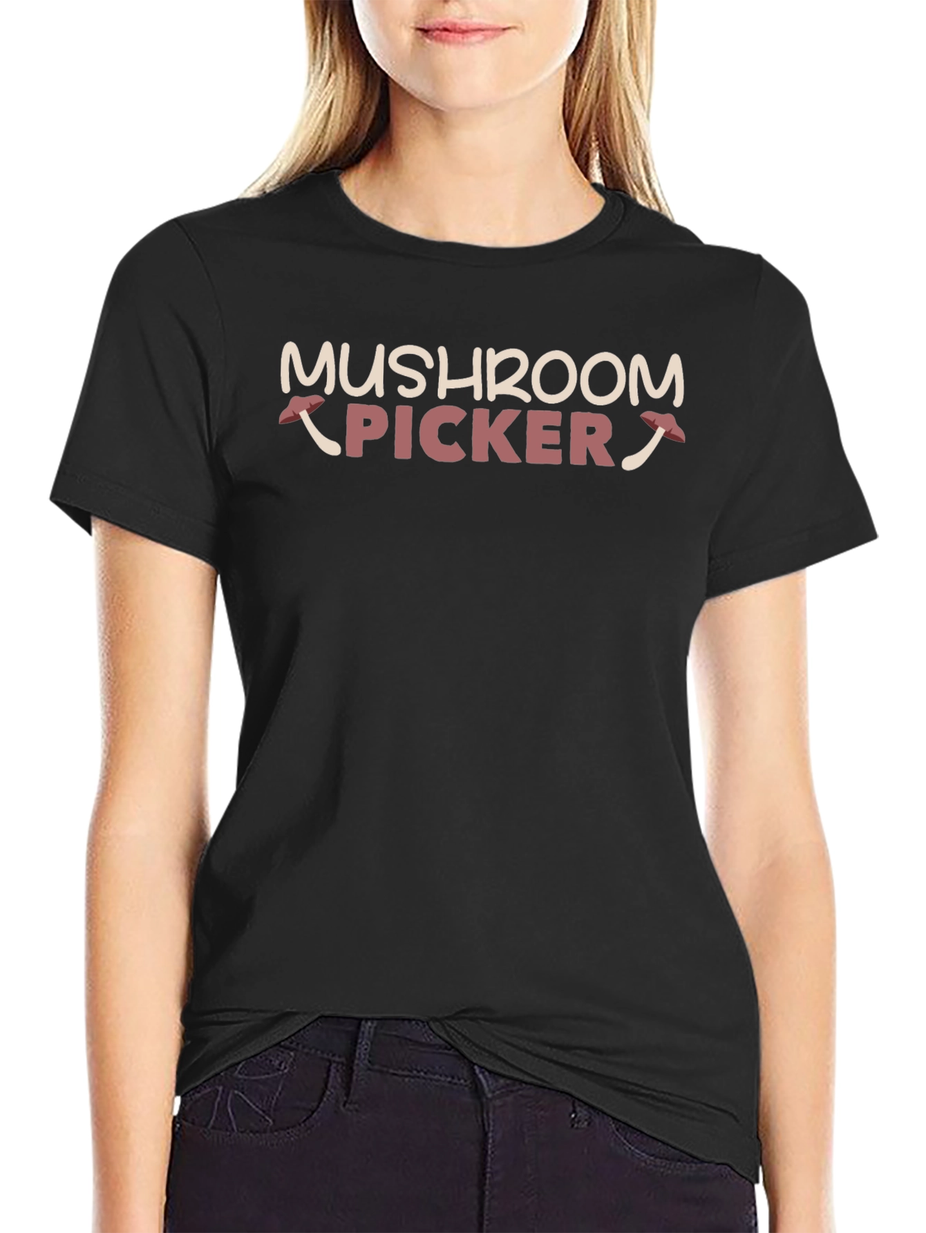 Mushroom Picker Graphic Tee - Fun Gift!