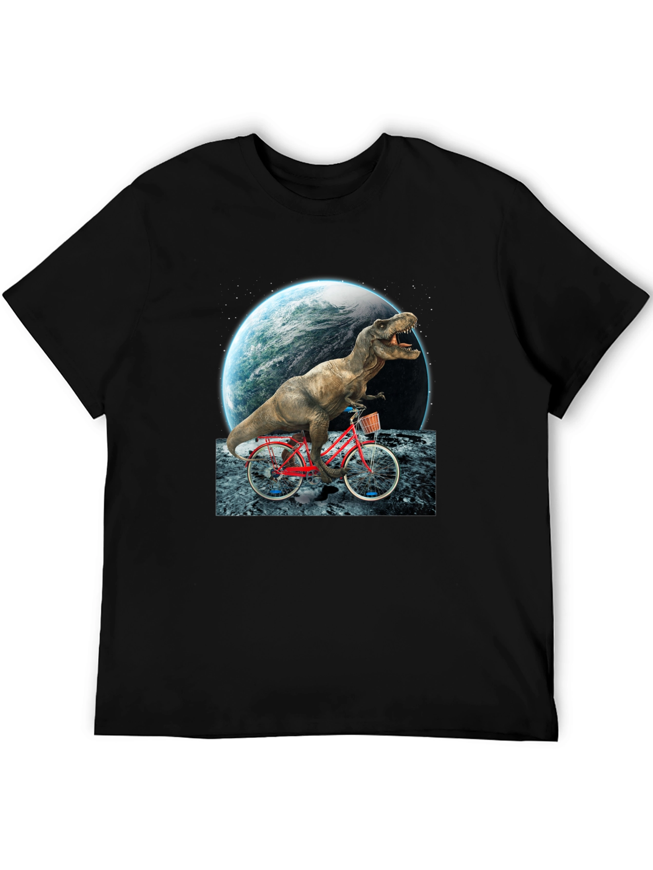 Dino Biker T-Shirt - Ride Through Space!