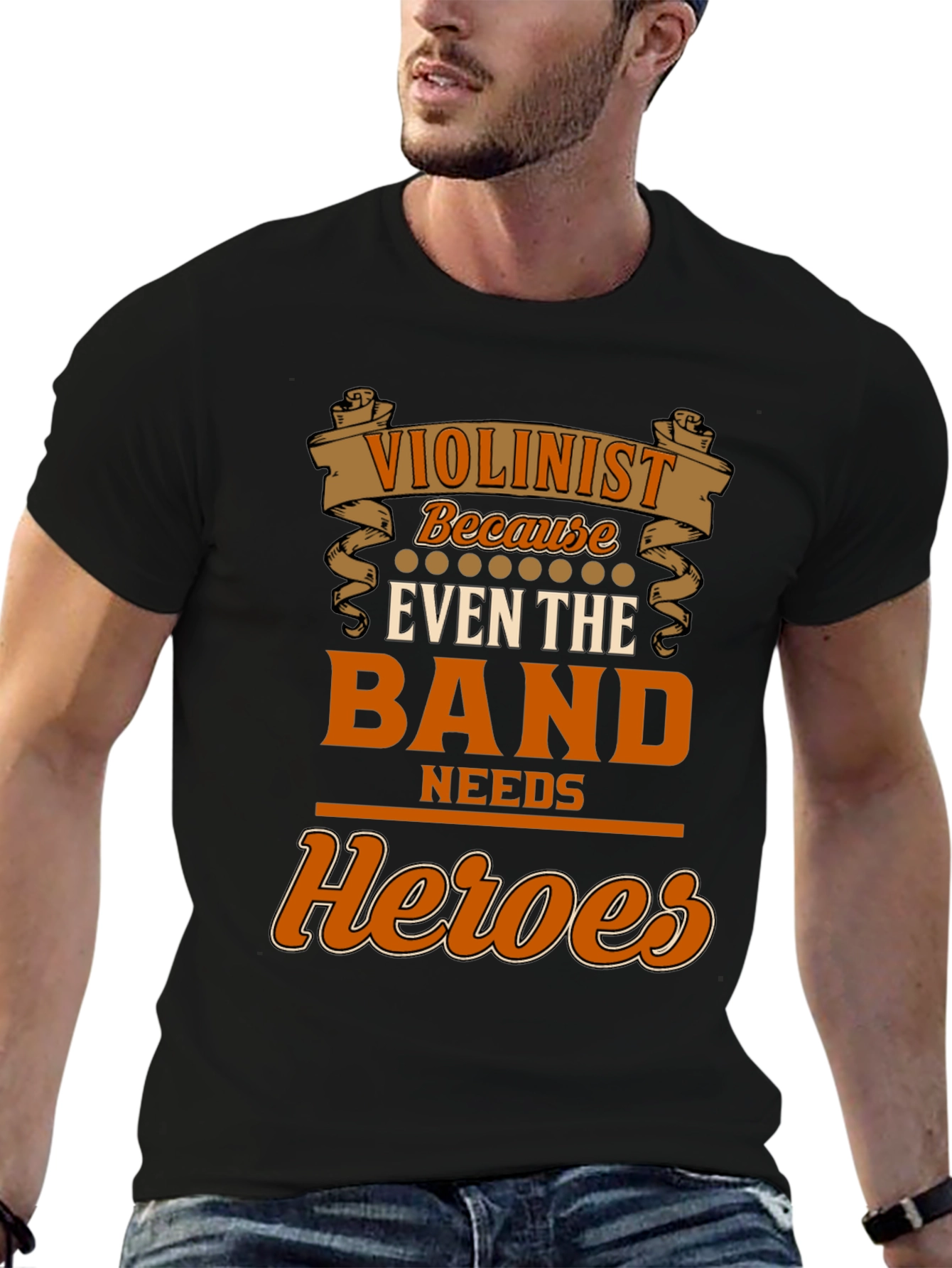 Violinist Heroes T-Shirt - Band Needs Heroes