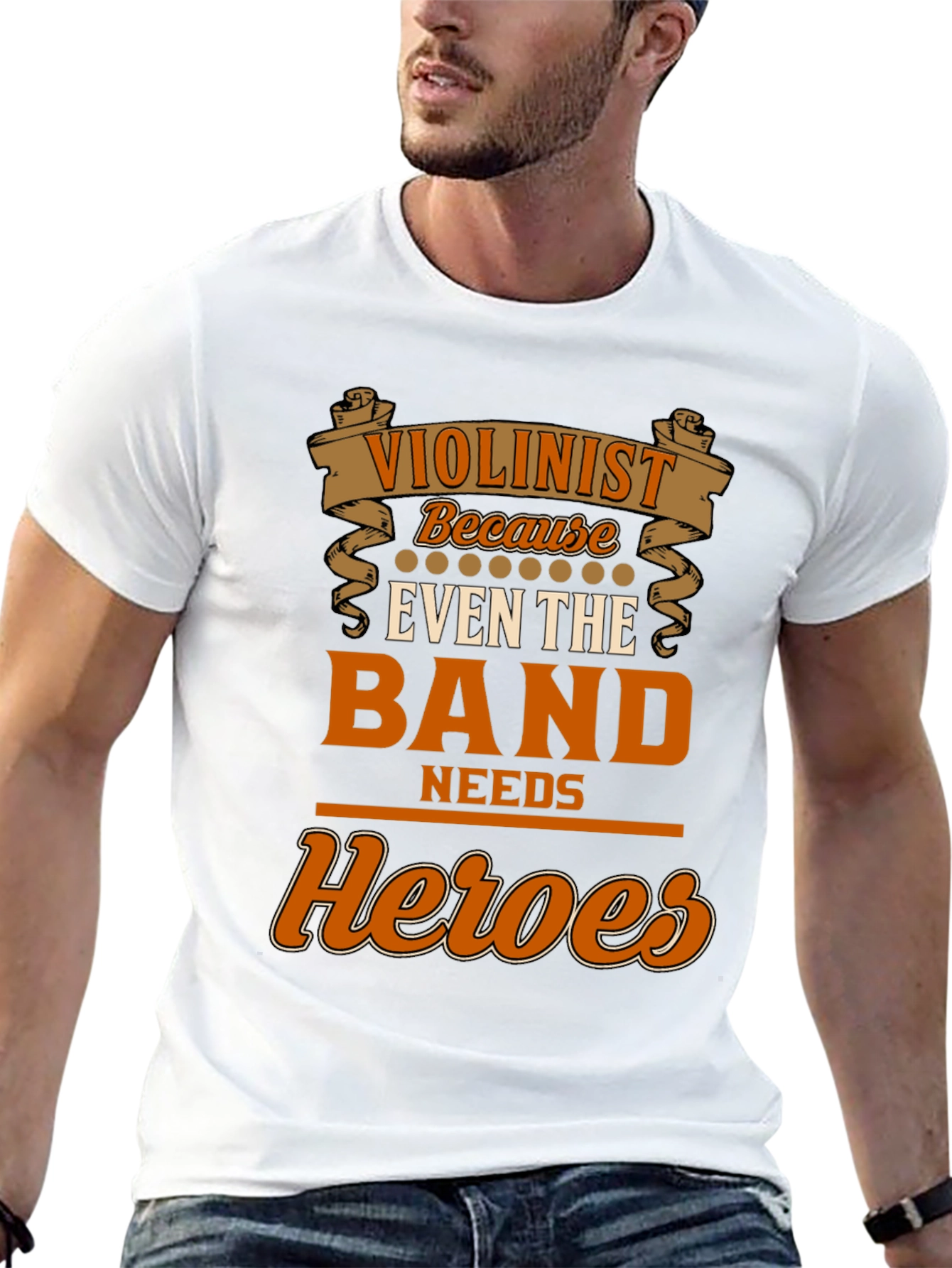 Violinist Heroes T-Shirt - Band Needs Heroes