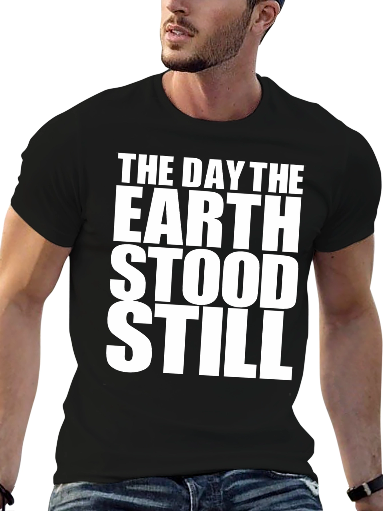 The Day The Earth Stood Still Black T-Shirt