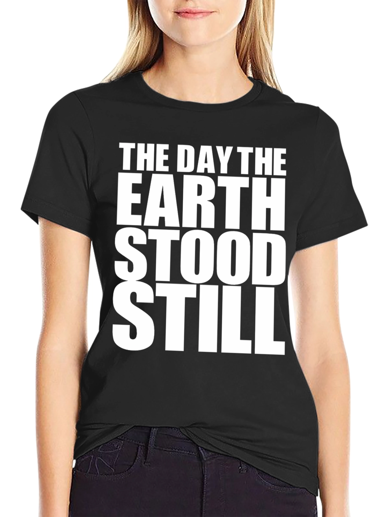 The Day The Earth Stood Still Black T-Shirt