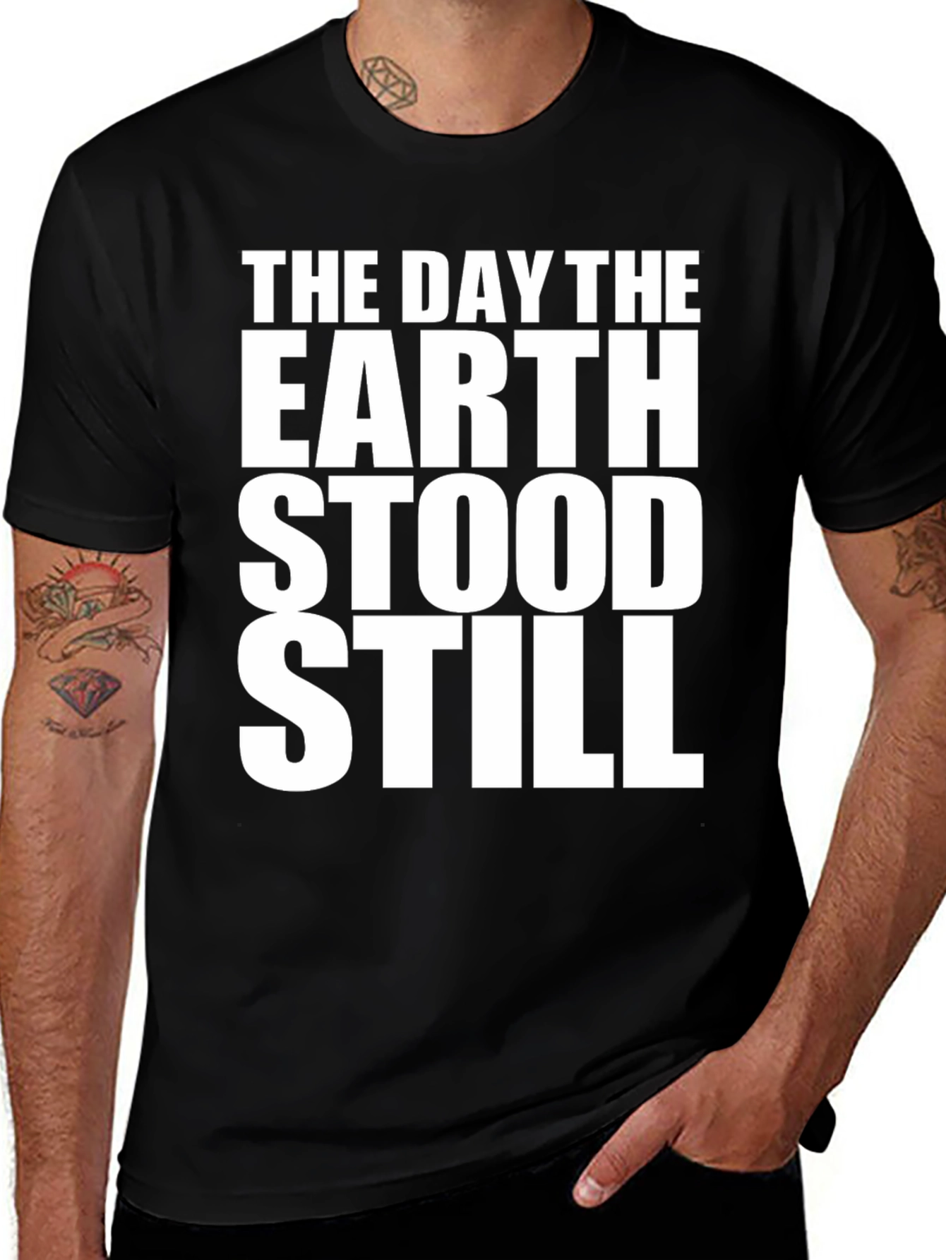 The Day The Earth Stood Still Black T-Shirt