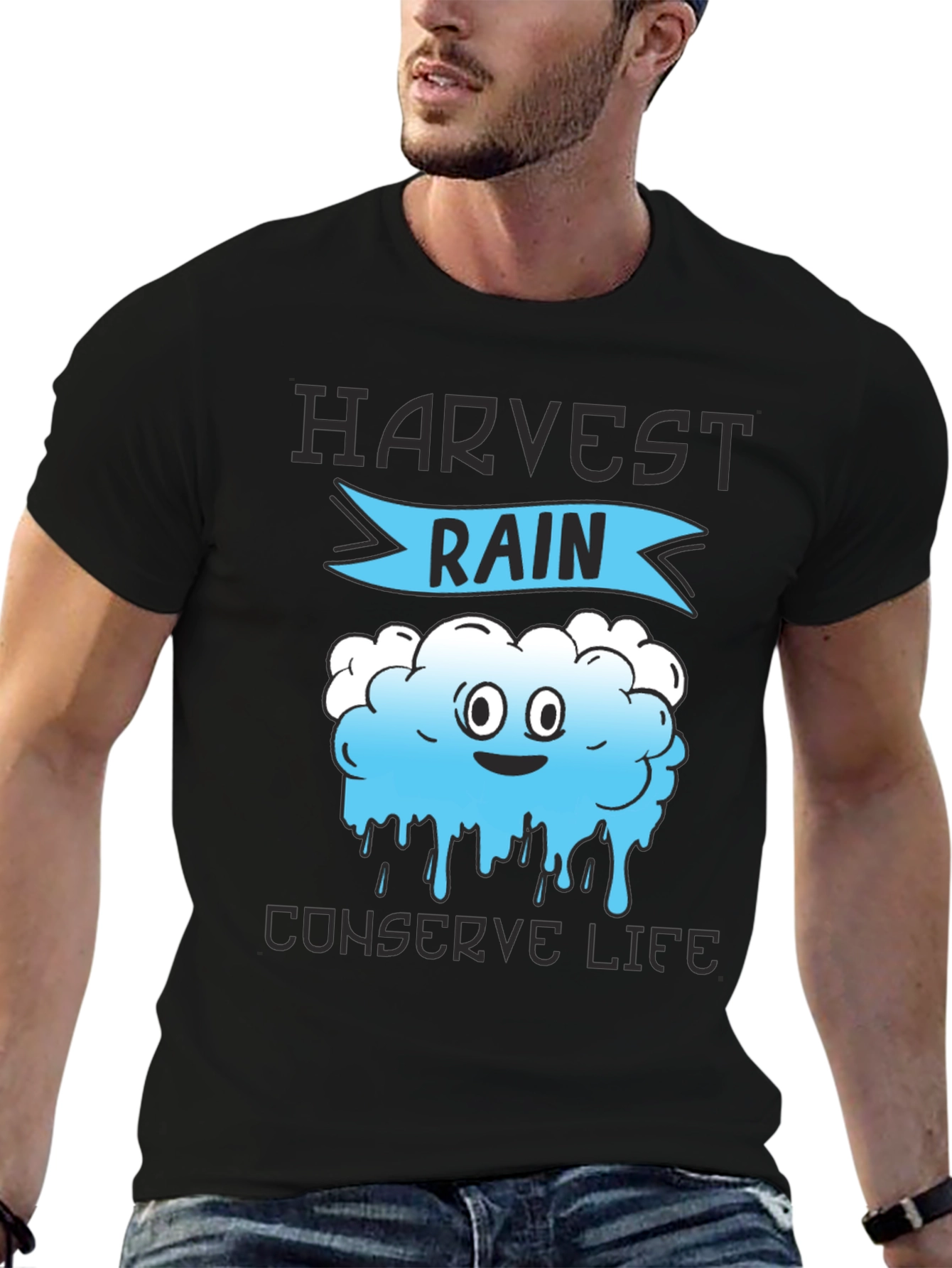 Harvest Rain Graphic T-Shirt - Conserve Life