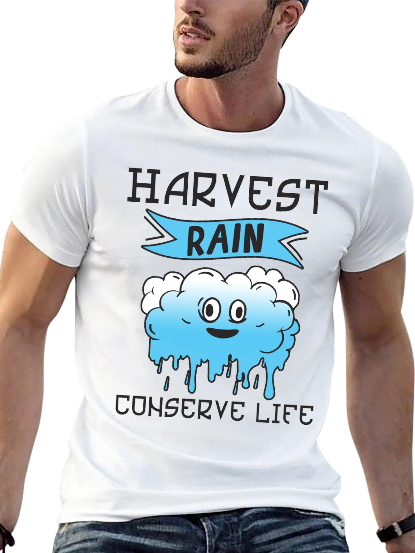 Harvest Rain Graphic T-Shirt - Conserve Life