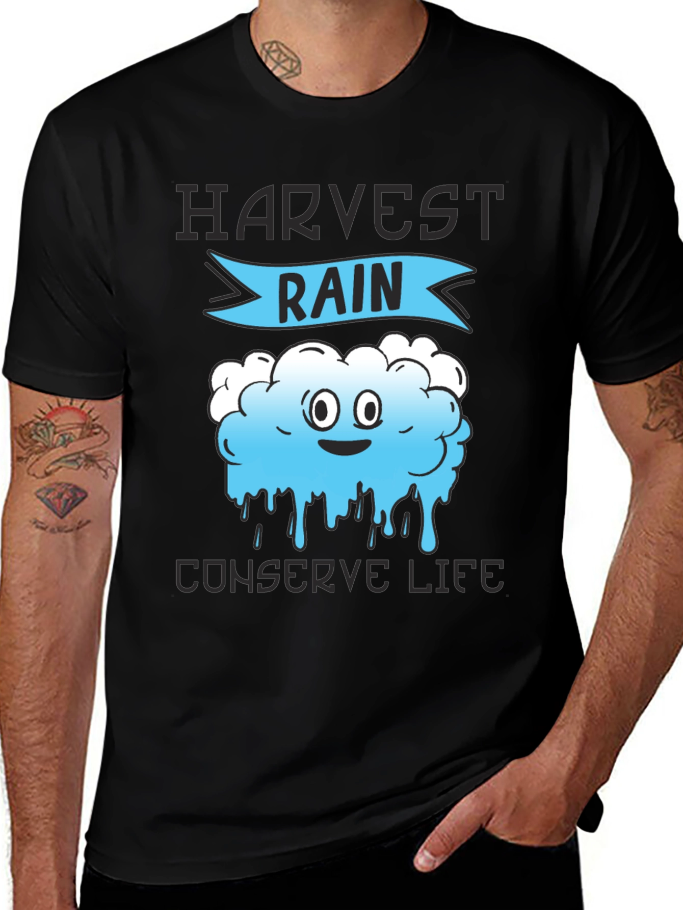 Harvest Rain Graphic T-Shirt - Conserve Life
