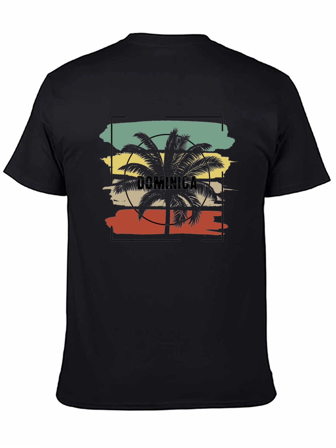 Dominica Palm Tree Graphic Tee - Island Style
