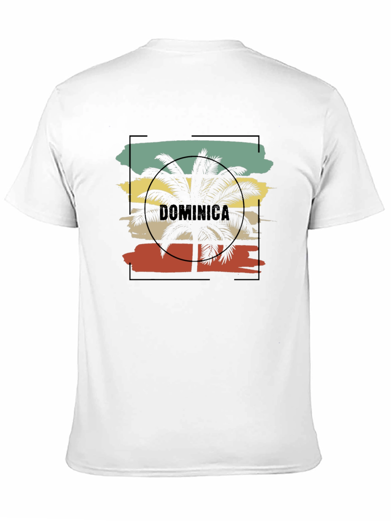 Dominica Palm Tree Graphic Tee - Island Style