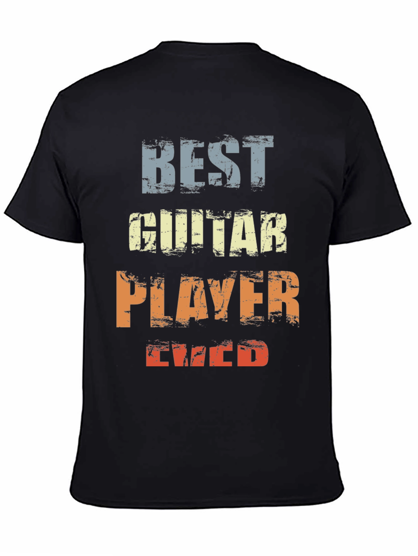Best Guitar Player Ever Graphic Tee - Black
