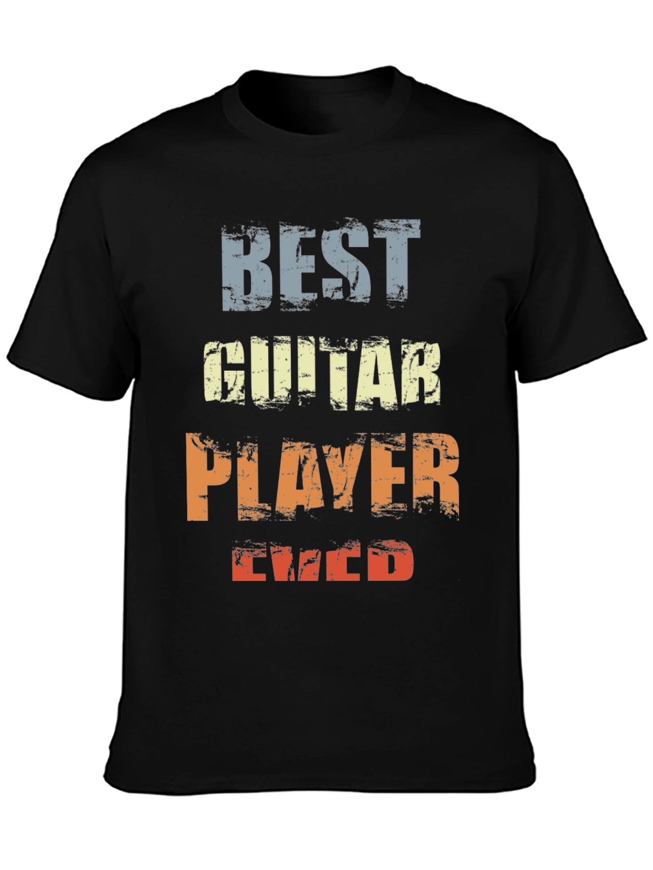 Best Guitar Player Ever Graphic Tee - Black